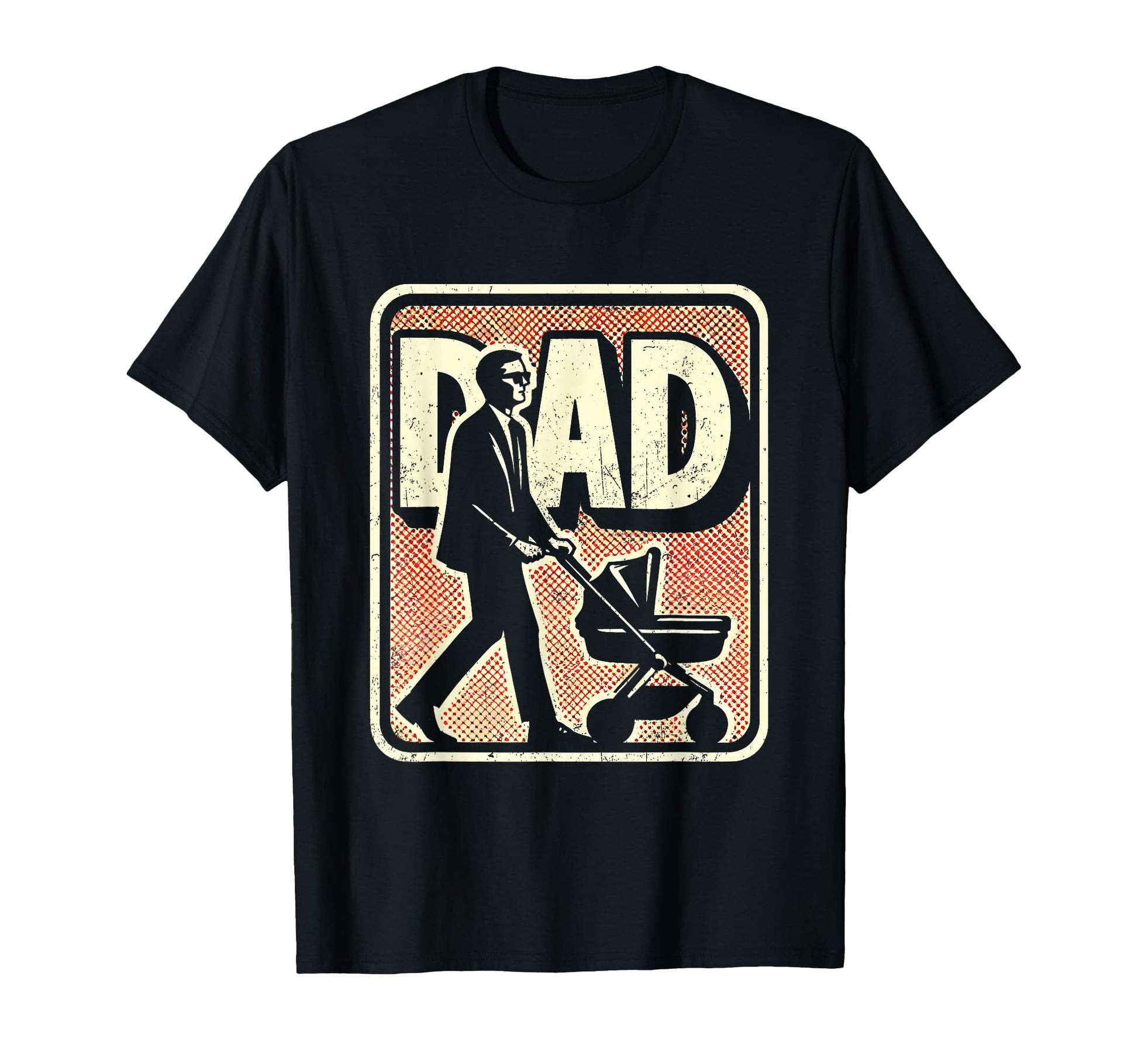 Mens Dad Stroller Father Papa Lover T-Shirt - Aesthetic Graphic for Adults - T-Shirt, Sweatshirt, Hoodie
