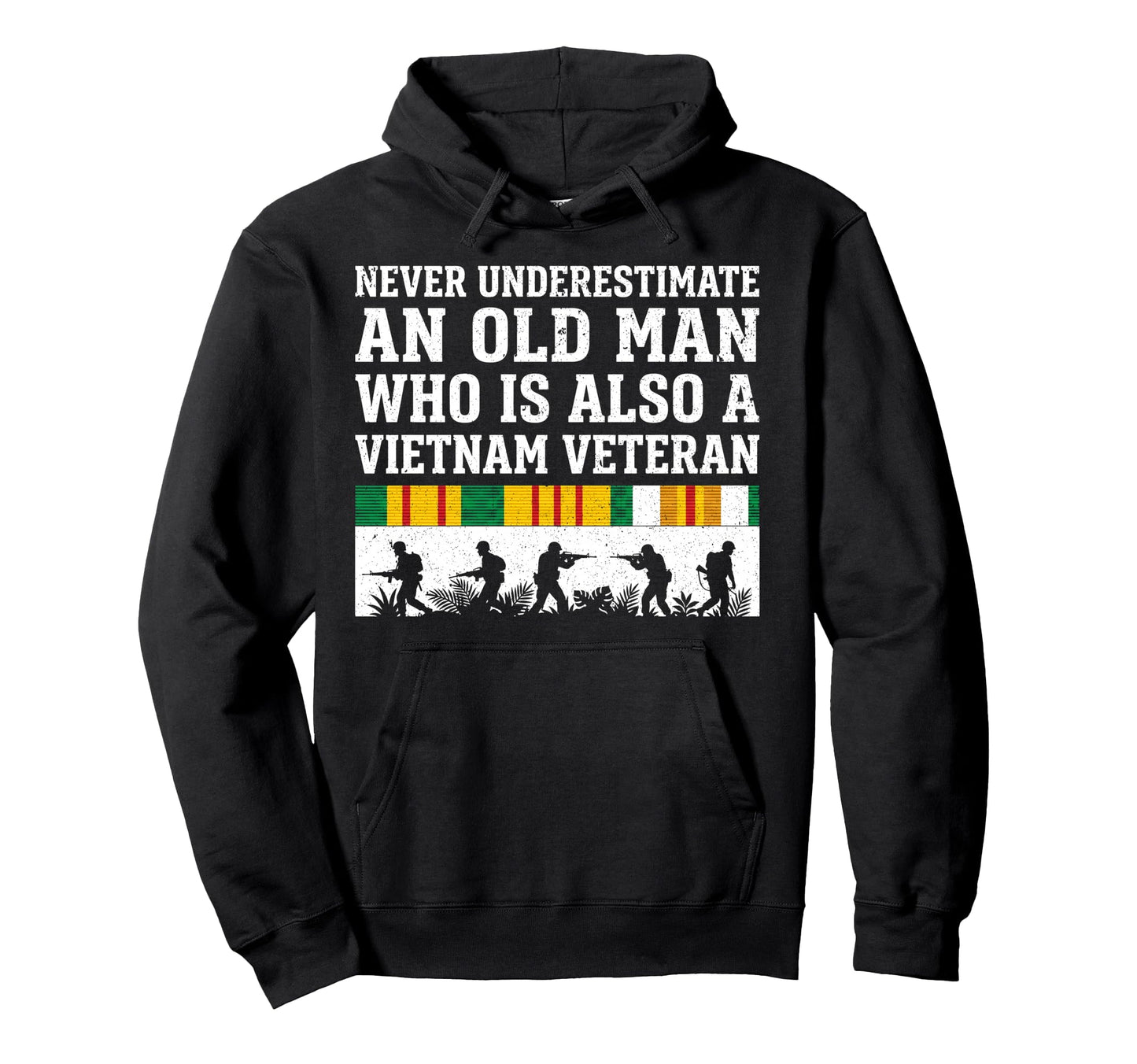 Never Underestimate Old Who Is Also Hoodie - Fun Novelty Design Unisex - T-Shirt, Sweatshirt, Hoodie