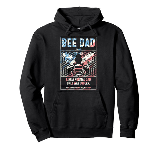 Bee Dad Definition Like Normal Dad Hoodie - Custom Art Print for Adults - T-Shirt, Sweatshirt, Hoodie
