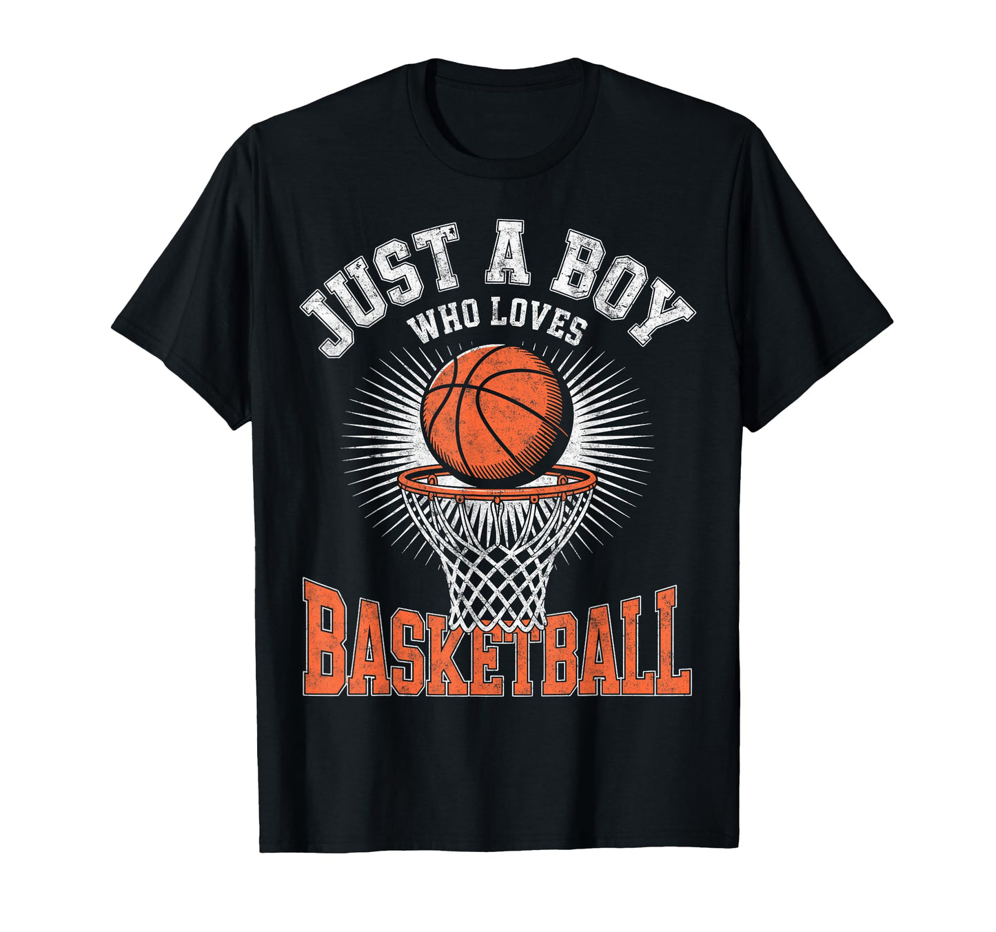 Just Who Loves Basketball Player Hoops T-Shirt - Unique Graphic for Adults - T-Shirt, Sweatshirt, Hoodie