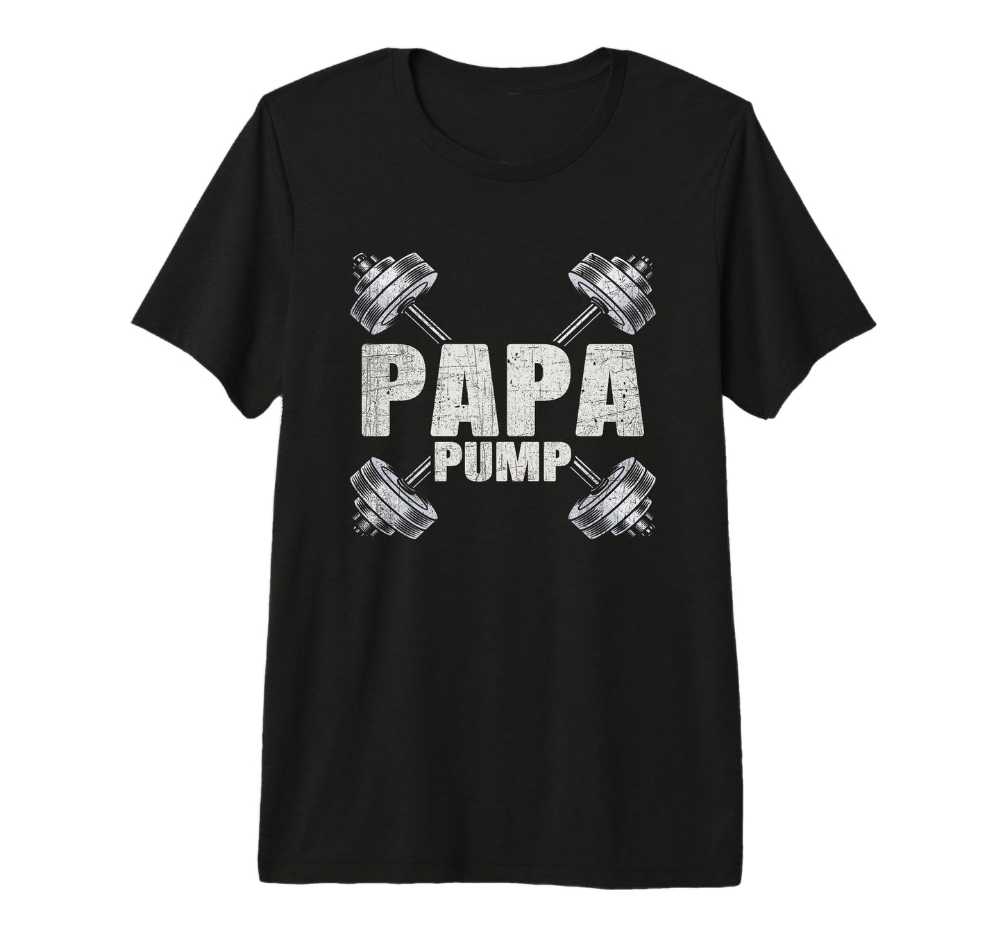 Papa Pump Funny Fathers Day Workout T-Shirt - Trendy Graphic for Adults - T-Shirt, Sweatshirt, Hoodie