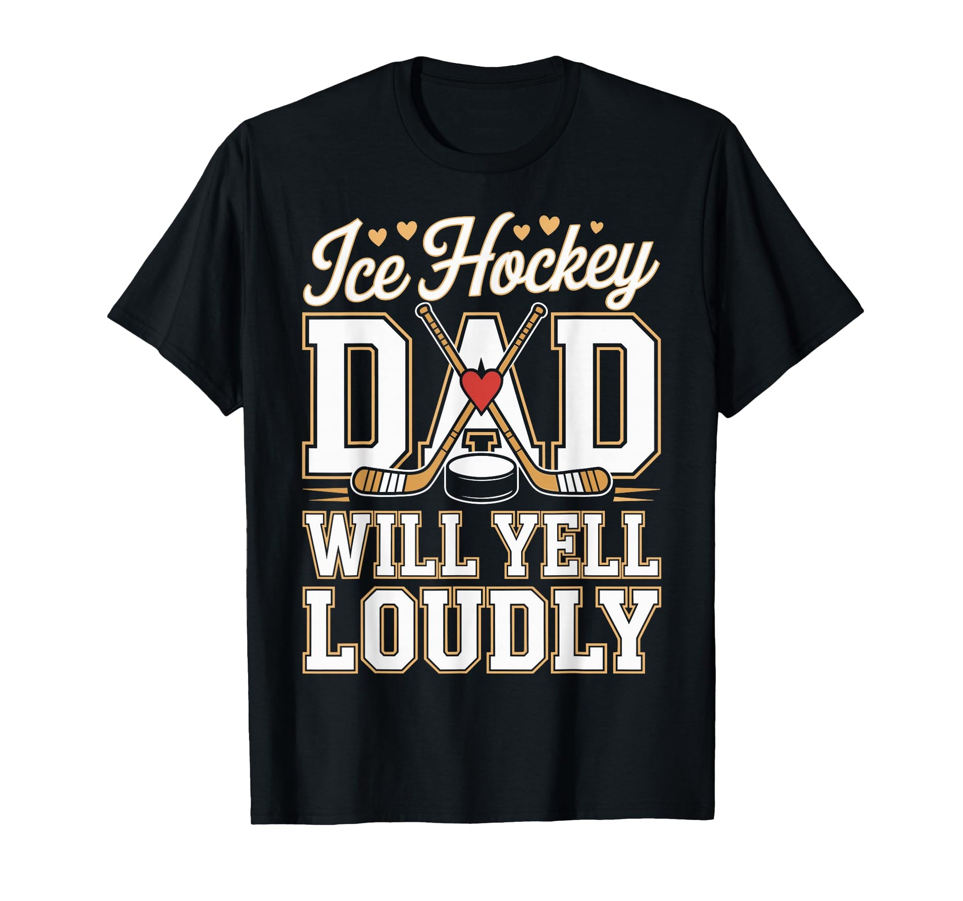 Ice Hockey Dad Fathers Day Sweatshirt - Aesthetic Graphic Unisex - T-Shirt, Sweatshirt, Hoodie