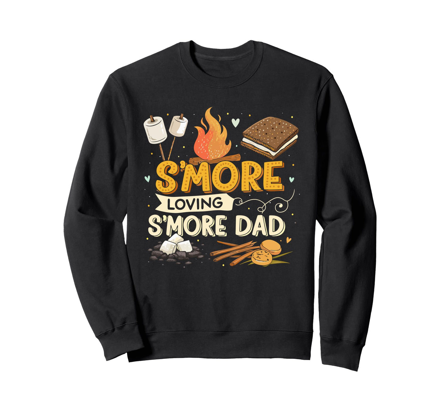 Smore Loving Smore Dad Funny Sweatshirt - Aesthetic Graphic for Adults - T-Shirt, Sweatshirt, Hoodie
