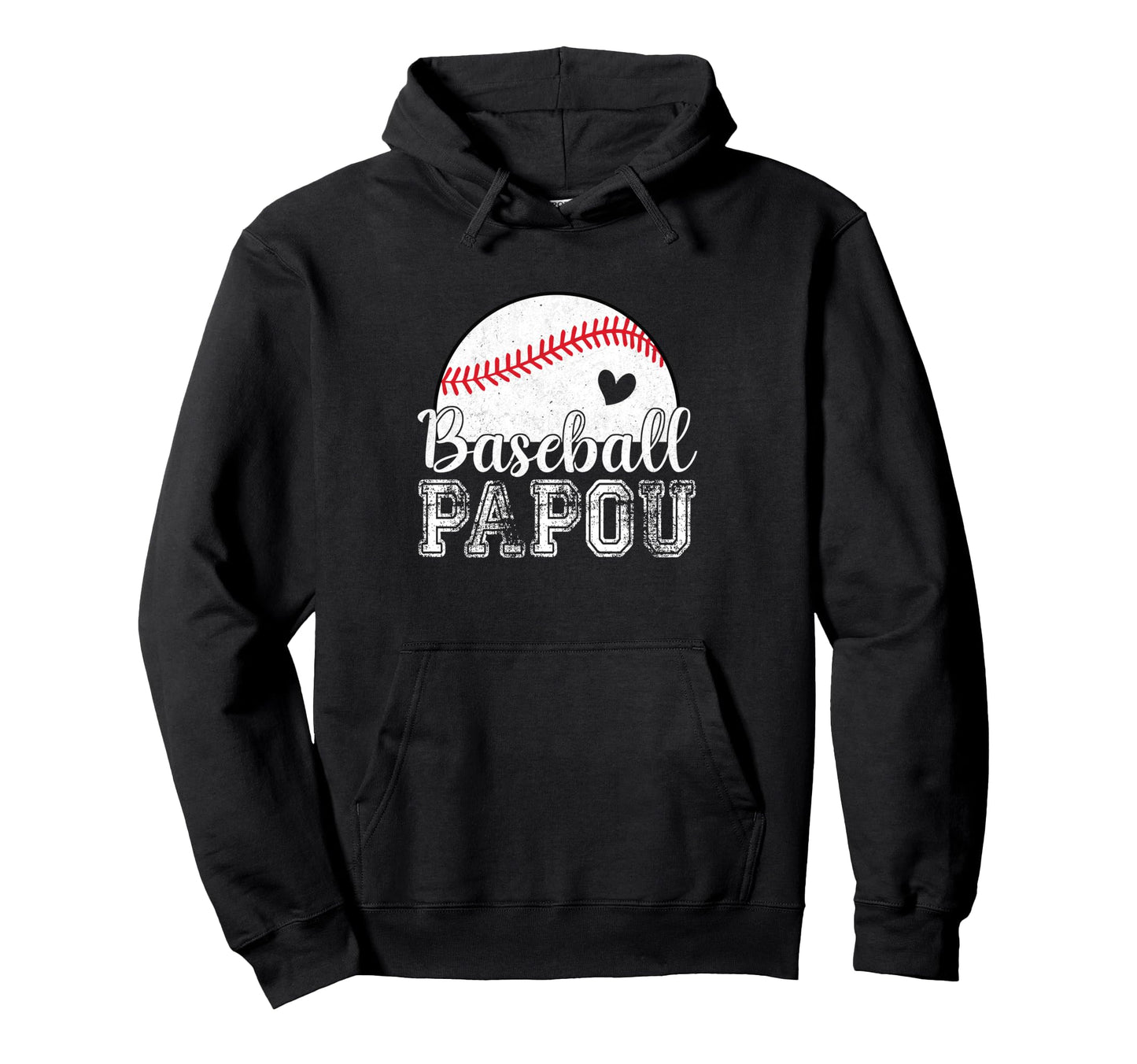 Baseball Papou Gifts Fathers Day Hoodie - Trendy Graphic Men Women - T-Shirt, Sweatshirt, Hoodie
