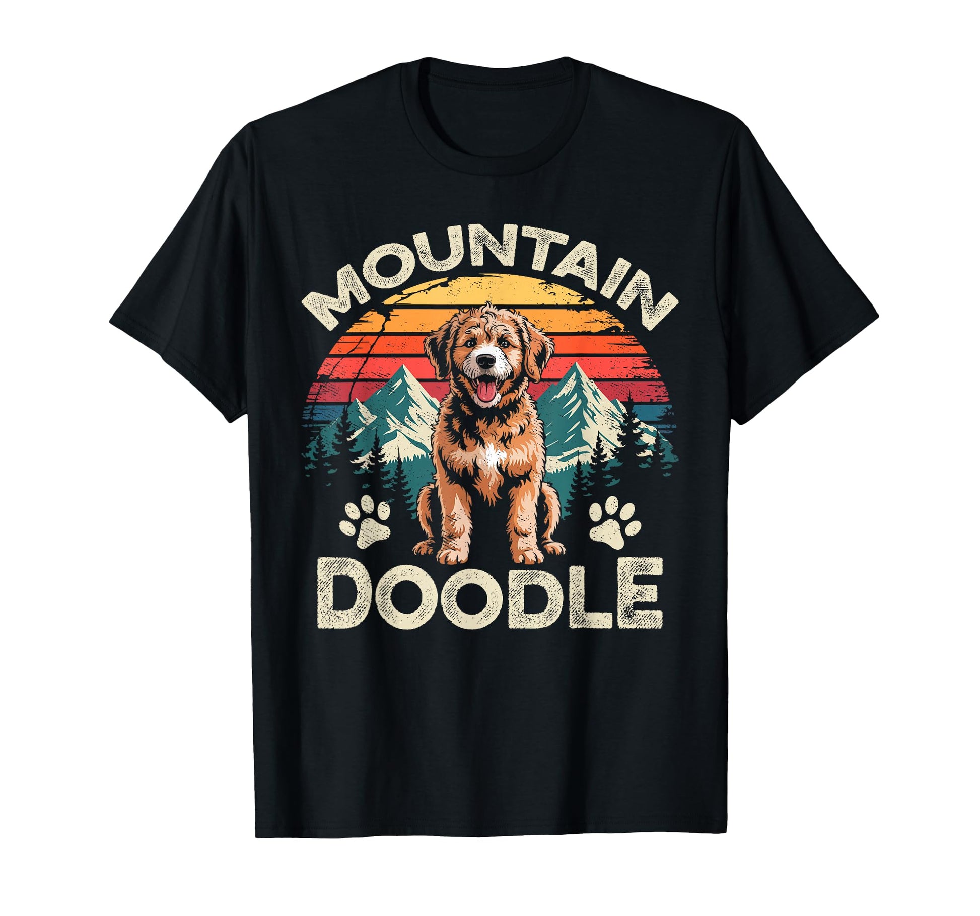 Mountain Doodle Dog Lovers Outdoor T-Shirt - Unique Graphic Men Women - T-Shirt, Sweatshirt, Hoodie