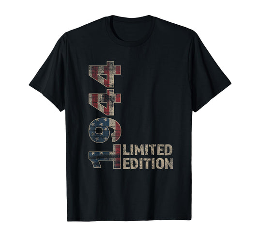 82Th Birthday Gift Born 1944 Turning 82 T-Shirt - Novelty Apparel Unisex - T-Shirt, Sweatshirt, Hoodie