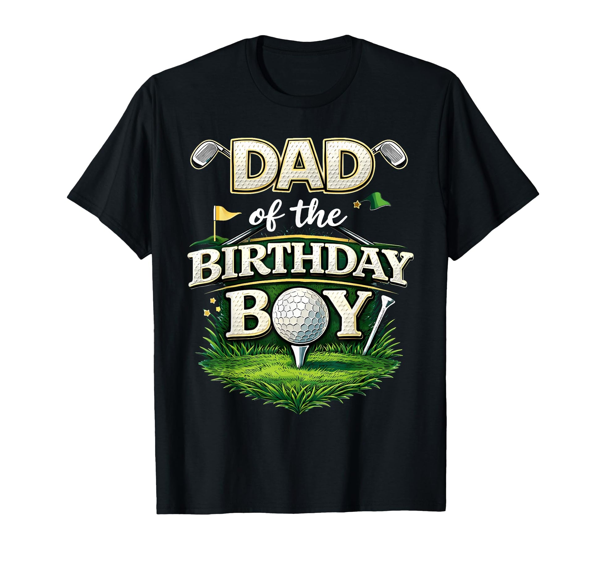 Dad Birthday Golf Theme T-Shirt - Minimalist Print Unisex - T-Shirt, Sweatshirt, Hoodie