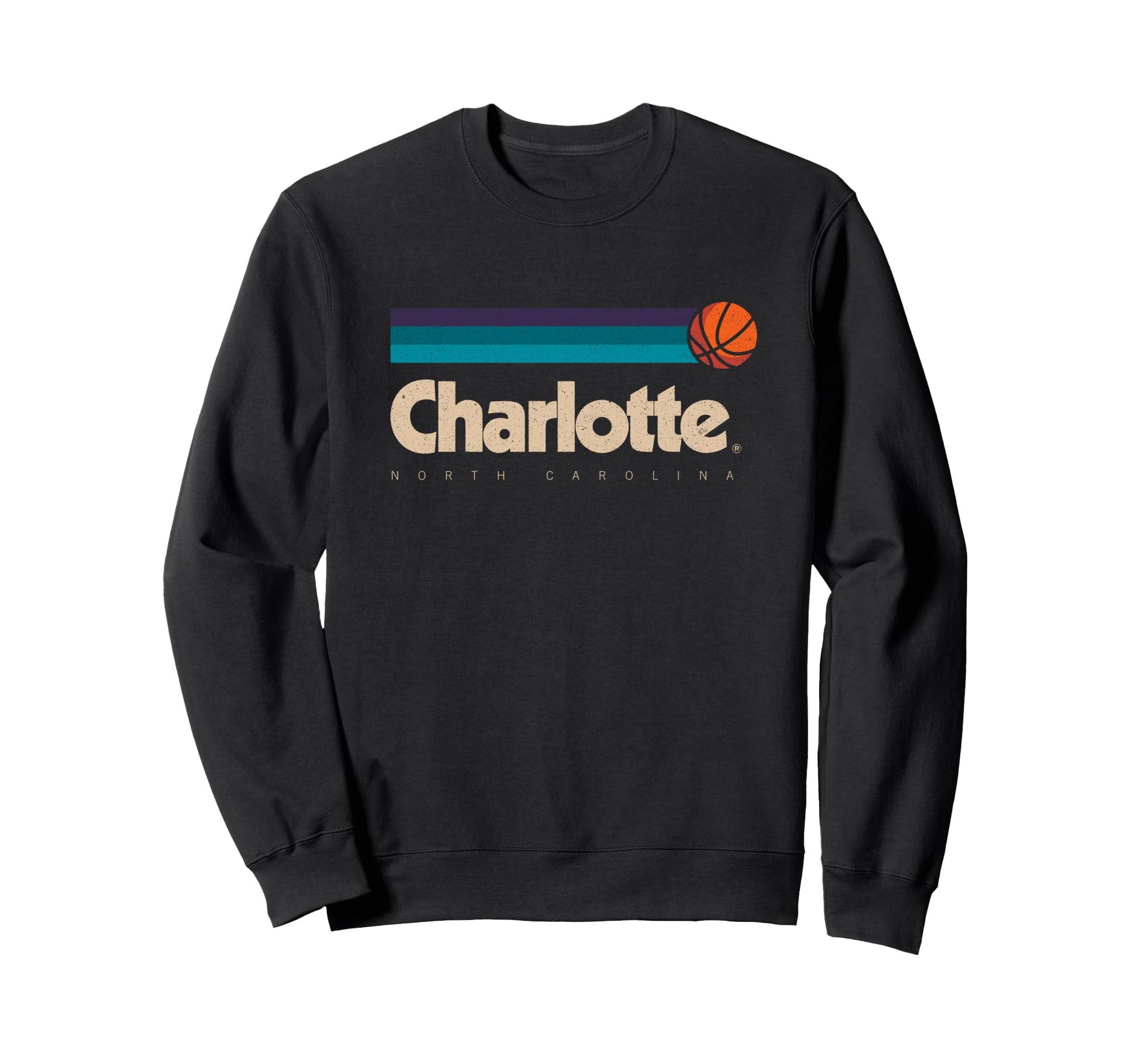 Charlotte Basketball B Ball City Sweatshirt - Custom Art Print Men Women - T-Shirt, Sweatshirt, Hoodie