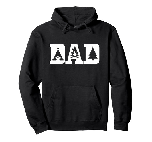 Camping Dad Fathers Day Outdoor Hoodie - Casual Everyday Wear Unisex - T-Shirt, Sweatshirt, Hoodie
