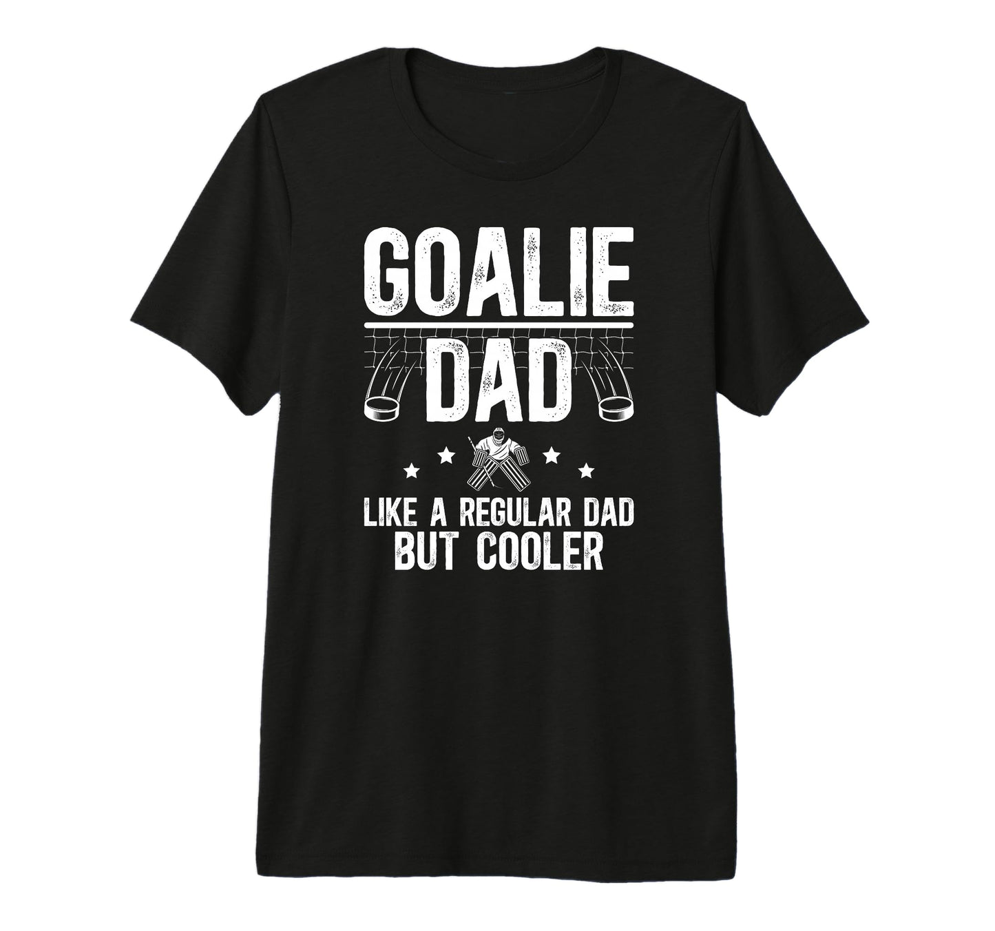 Mens Hockey Goalie Dad Definition Dad T-Shirt - Custom Art Print Men Women - T-Shirt, Sweatshirt, Hoodie