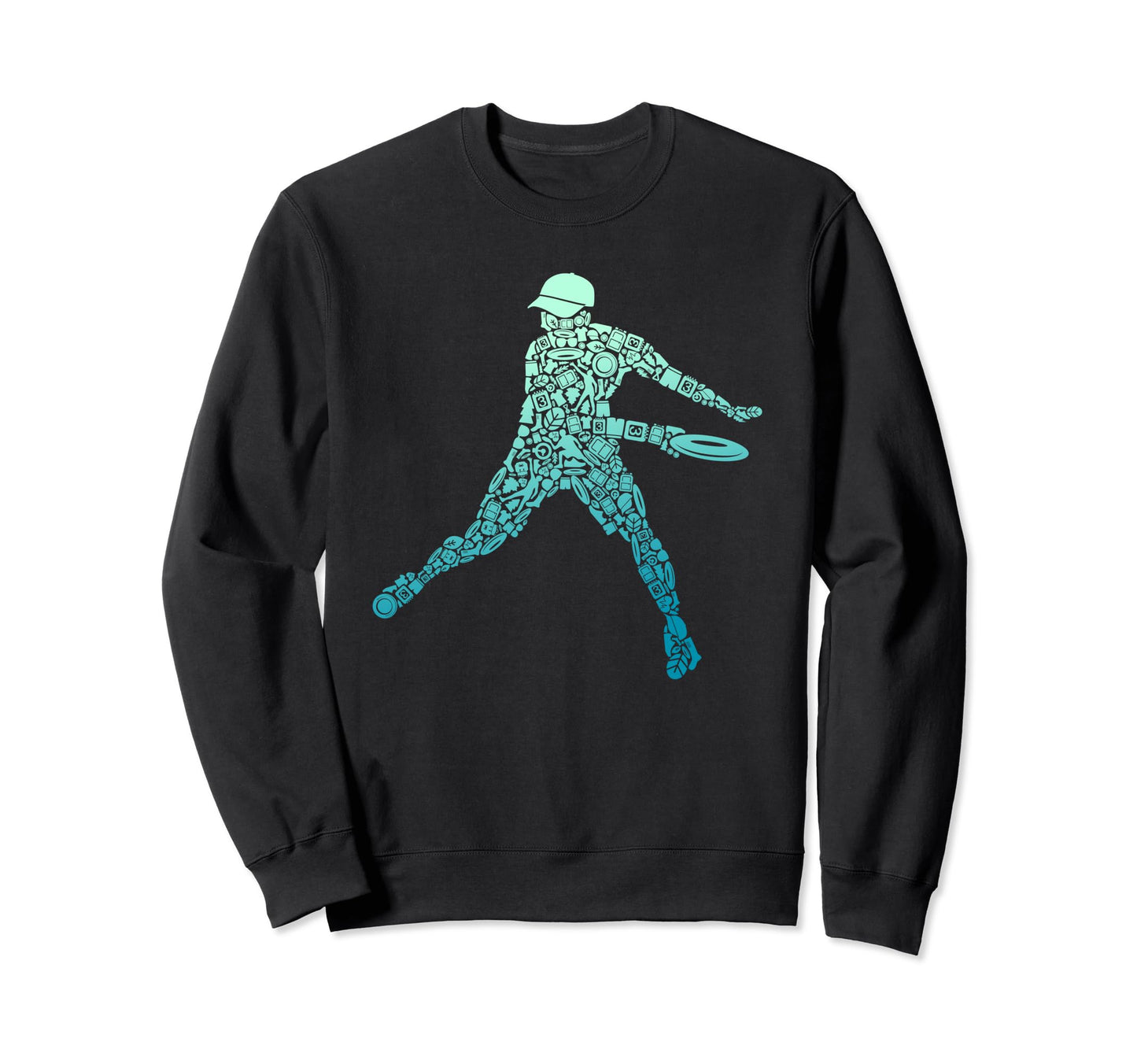 Disc Golf Dad Frisbees Flying Disc Sweatshirt - Novelty Apparel for Adults - T-Shirt, Sweatshirt, Hoodie