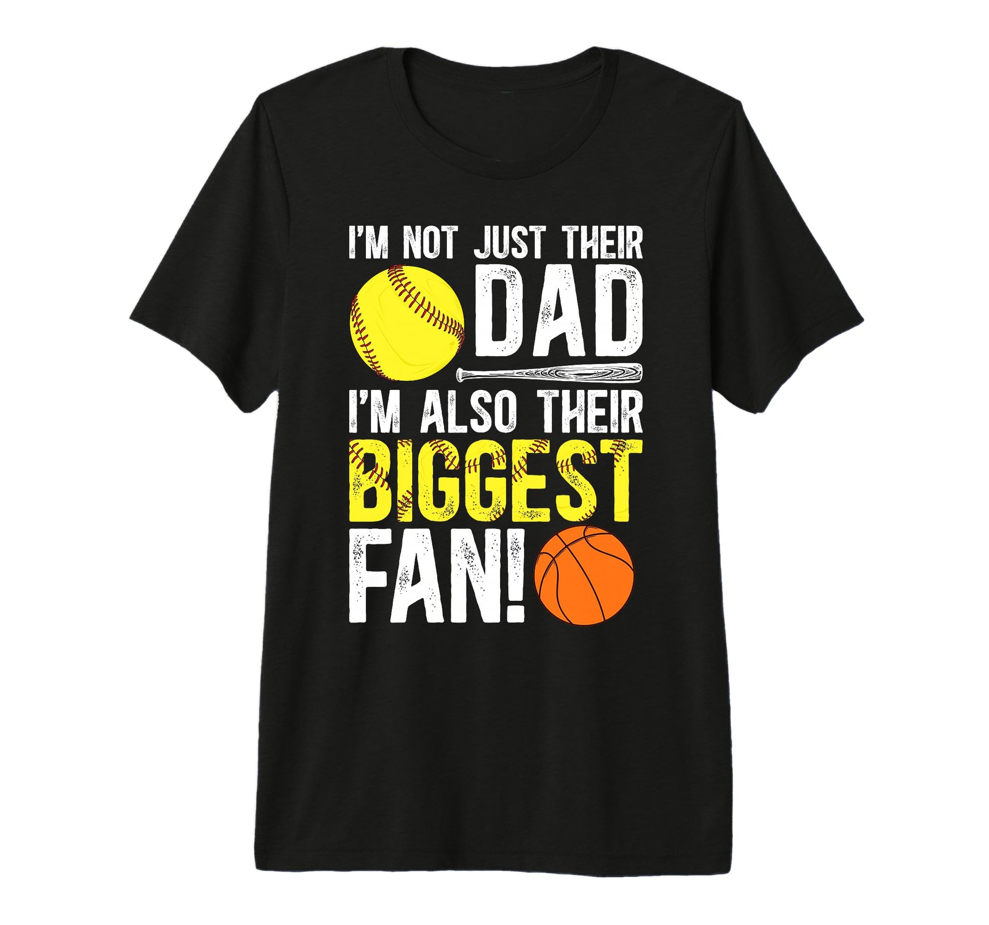 Mens Their Biggest Fan Softball T-Shirt - Graphic Print for Adults - T-Shirt, Sweatshirt, Hoodie
