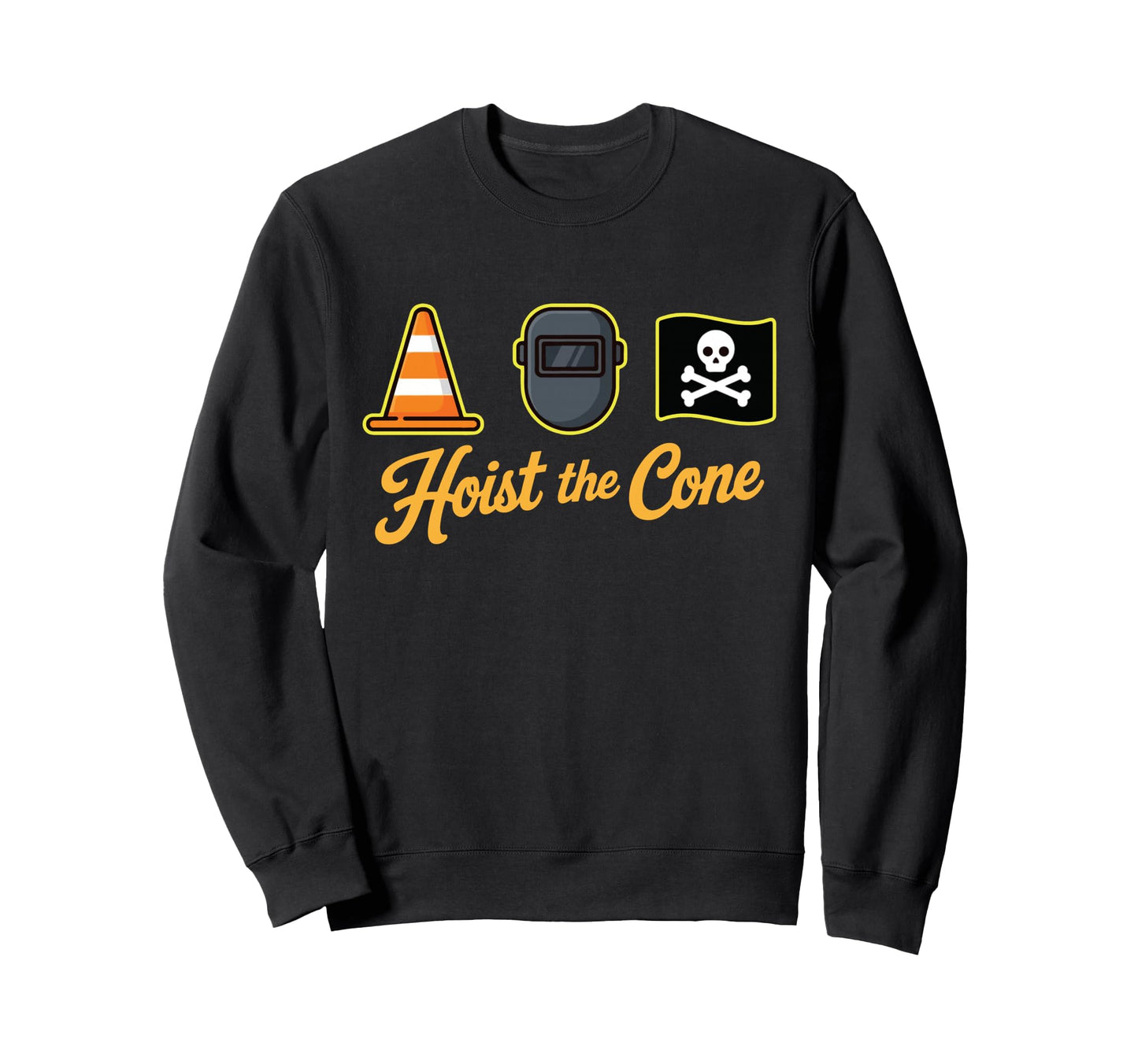 Pirates Hoist Cone Funny Baseball Sweatshirt - Streetwear Style Unisex - T-Shirt, Sweatshirt, Hoodie