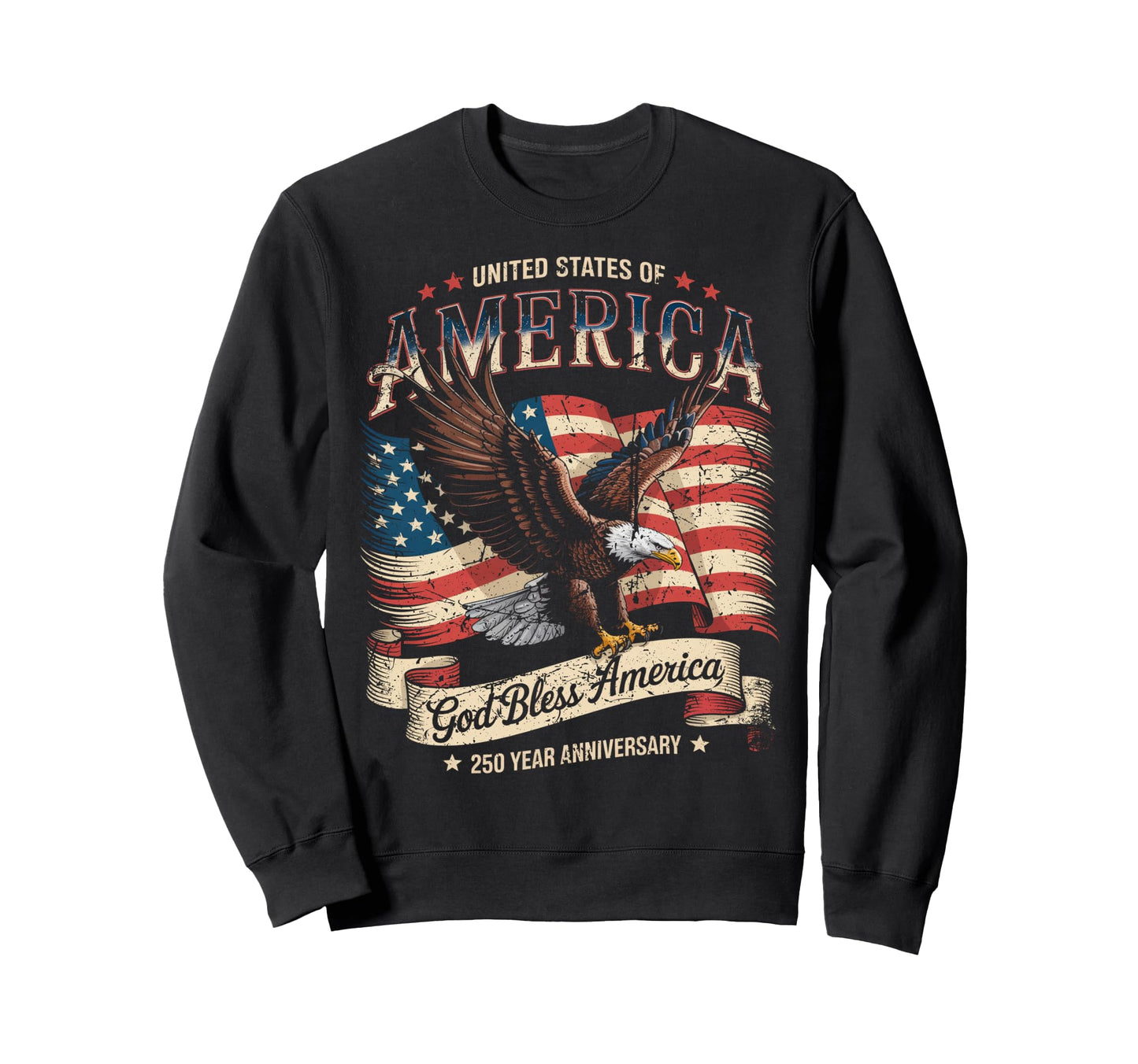 United States Anniversary American Flag T-Shirt - Novelty Apparel Unisex - T-Shirt, Sweatshirt, Hoodie