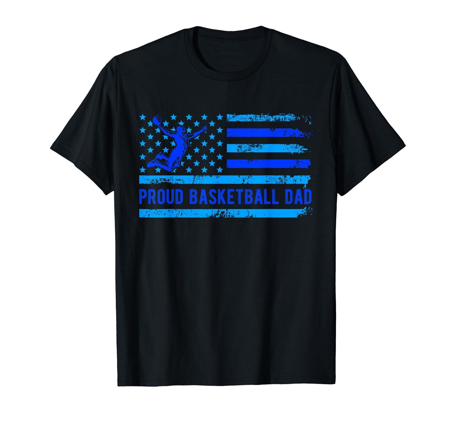 Proud Basketball Dad Family Team T-Shirt - Casual Everyday Wear Men Women - T-Shirt, Sweatshirt, Hoodie
