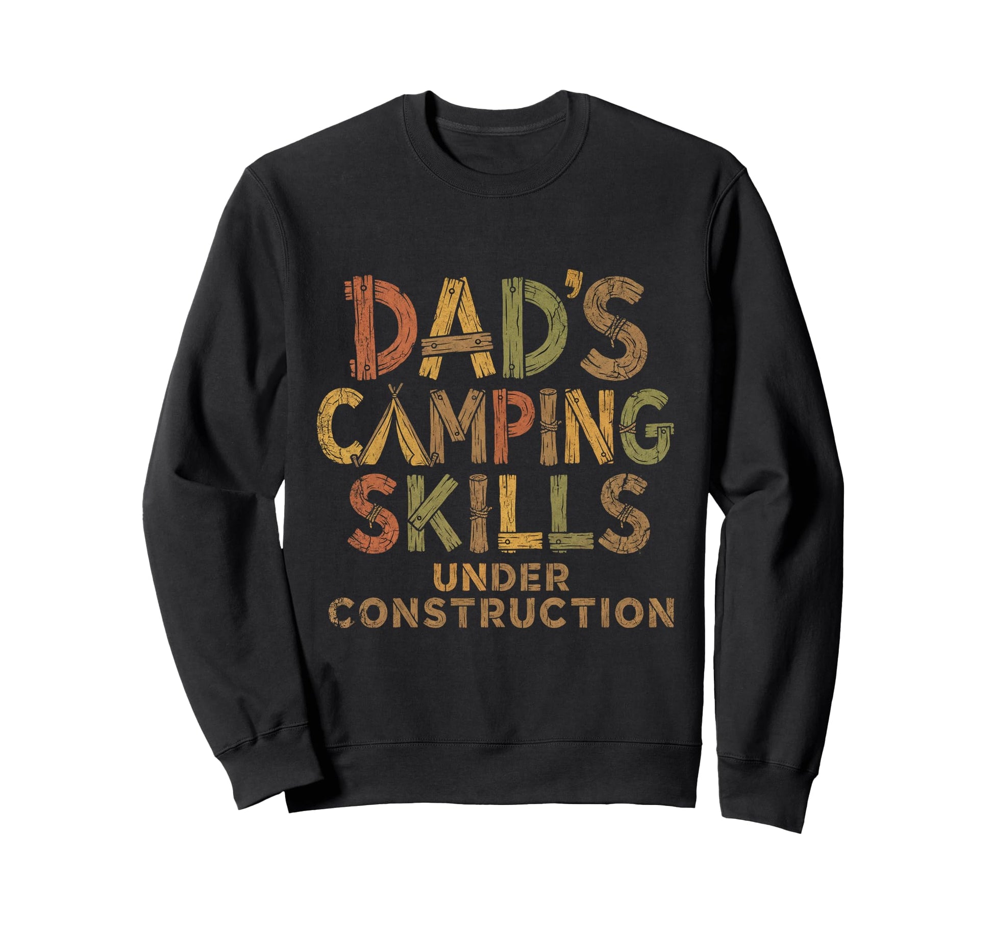 Funny Dad Camping Outdoor Gift Sweatshirt - Custom Art Print for Adults - T-Shirt, Sweatshirt, Hoodie