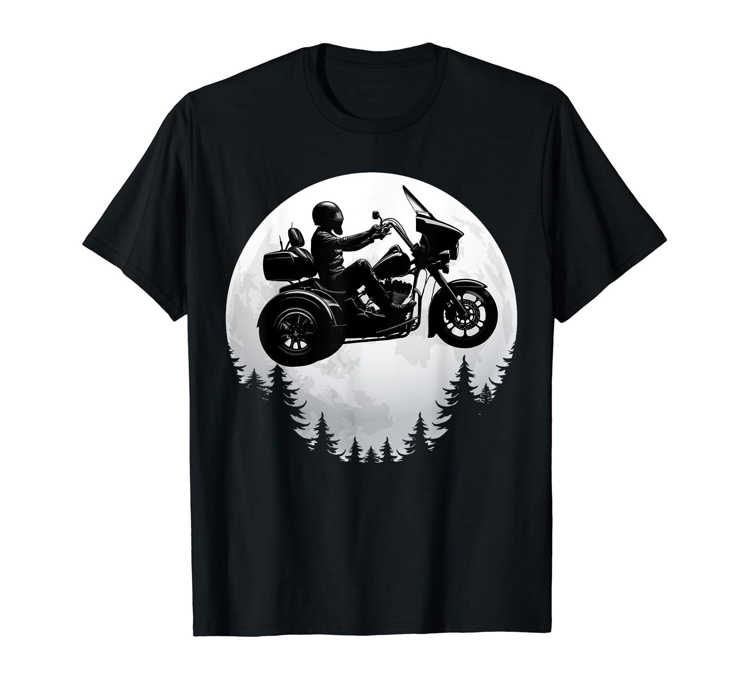 Trike Silhouette Dad Three Wheeled T-Shirt - Aesthetic Graphic Unisex - T-Shirt, Sweatshirt, Hoodie
