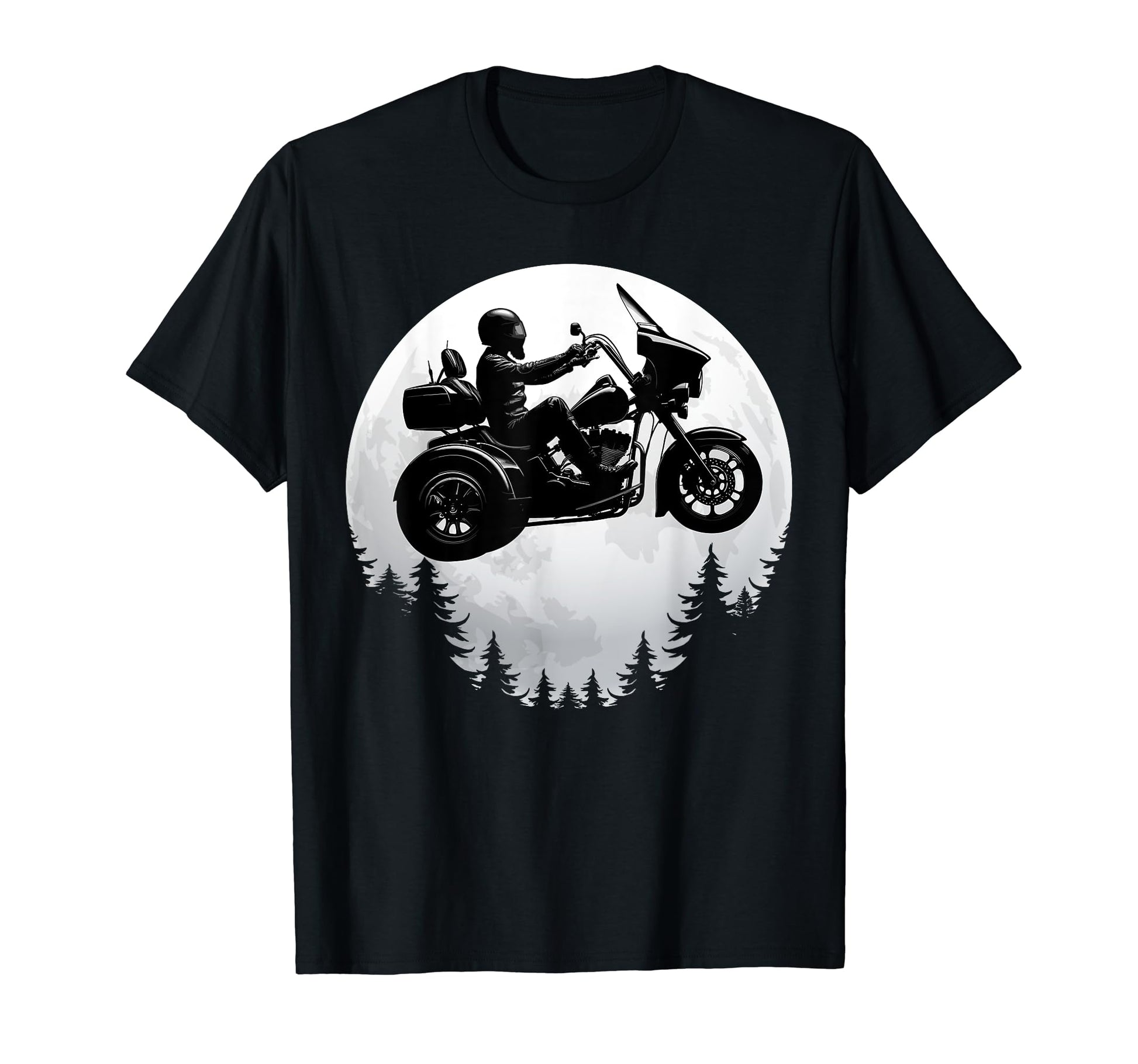 Trike Silhouette Dad Three Wheeled T-Shirt - Aesthetic Graphic Unisex - T-Shirt, Sweatshirt, Hoodie