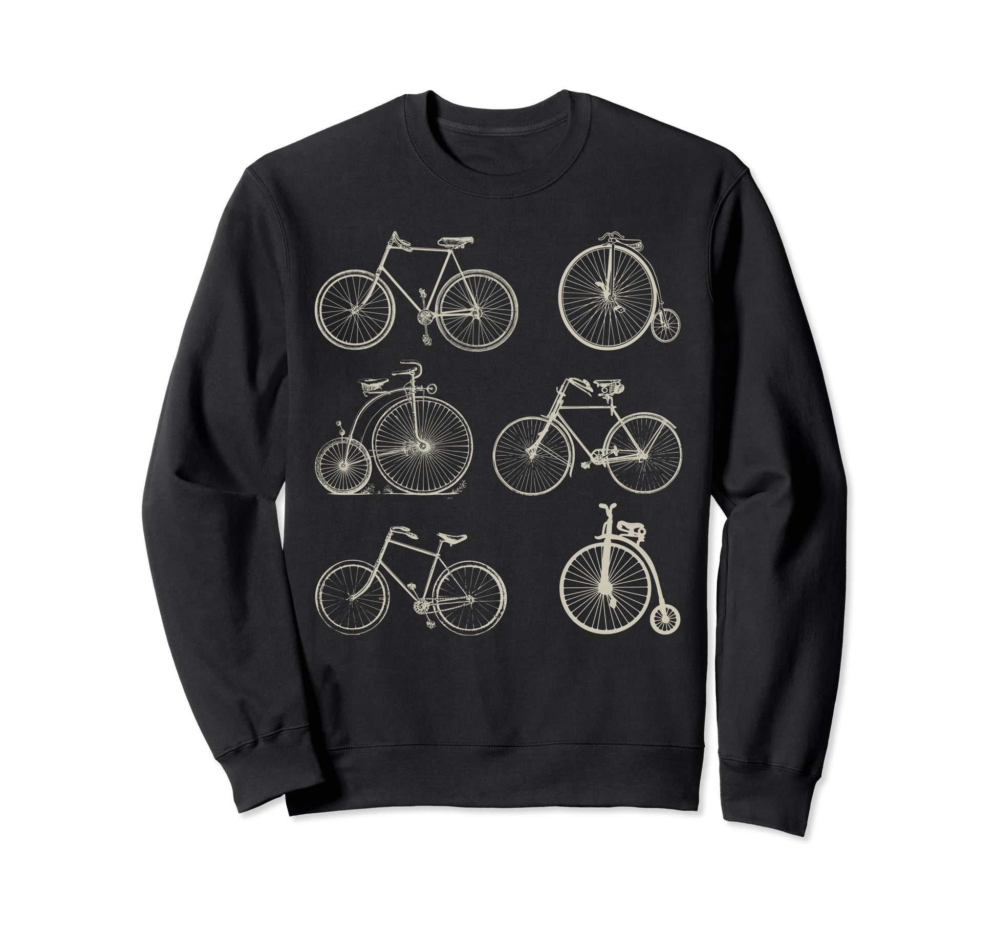 Bikes Cycling Bicycle Cyclist Sweatshirt - Aesthetic Graphic Men Women - T-Shirt, Sweatshirt, Hoodie
