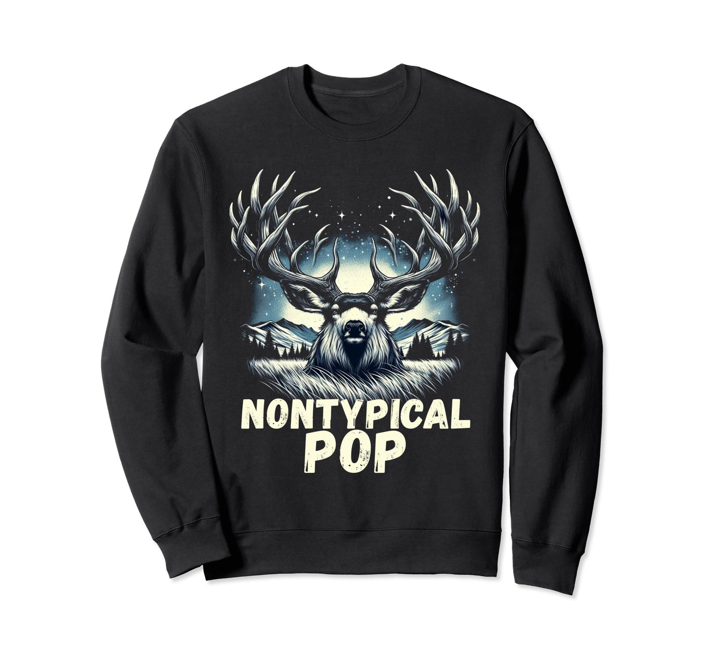 Fathers Day Mens Mule Deer Hunting Sweatshirt - Novelty Apparel Unisex - T-Shirt, Sweatshirt, Hoodie