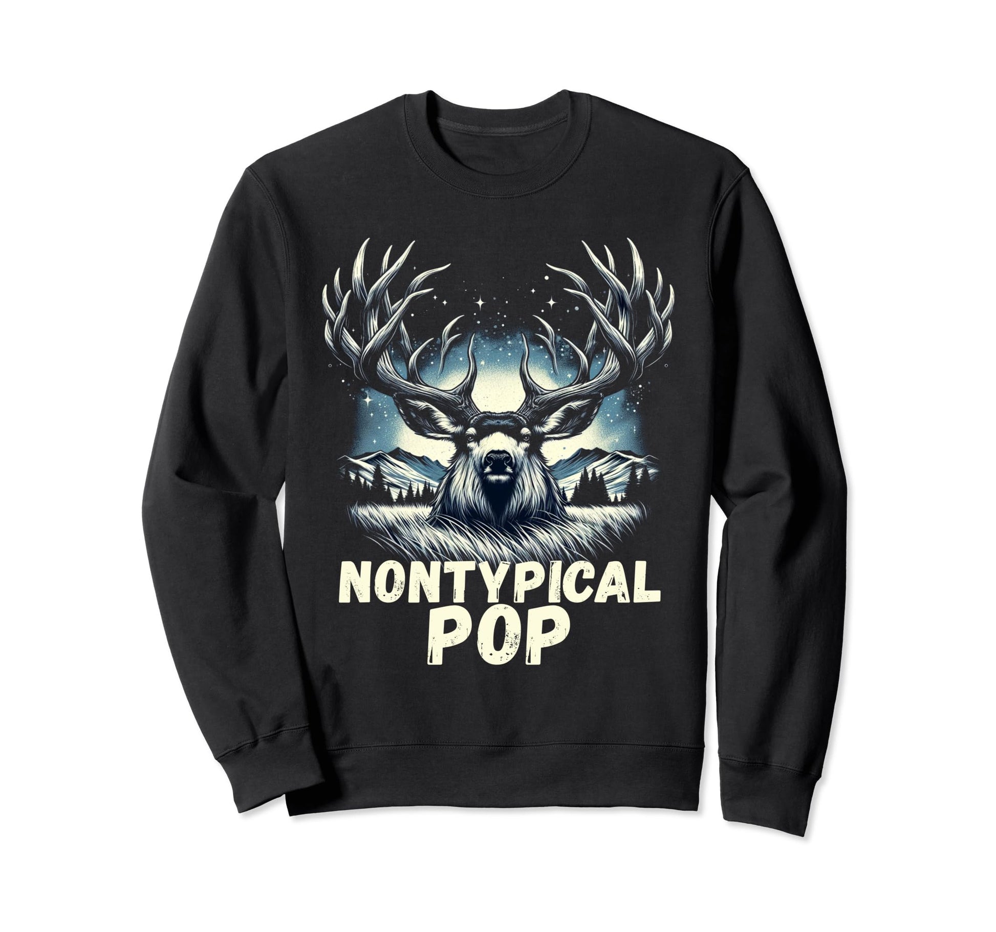 Fathers Day Mens Mule Deer Hunting Sweatshirt - Novelty Apparel Unisex - T-Shirt, Sweatshirt, Hoodie