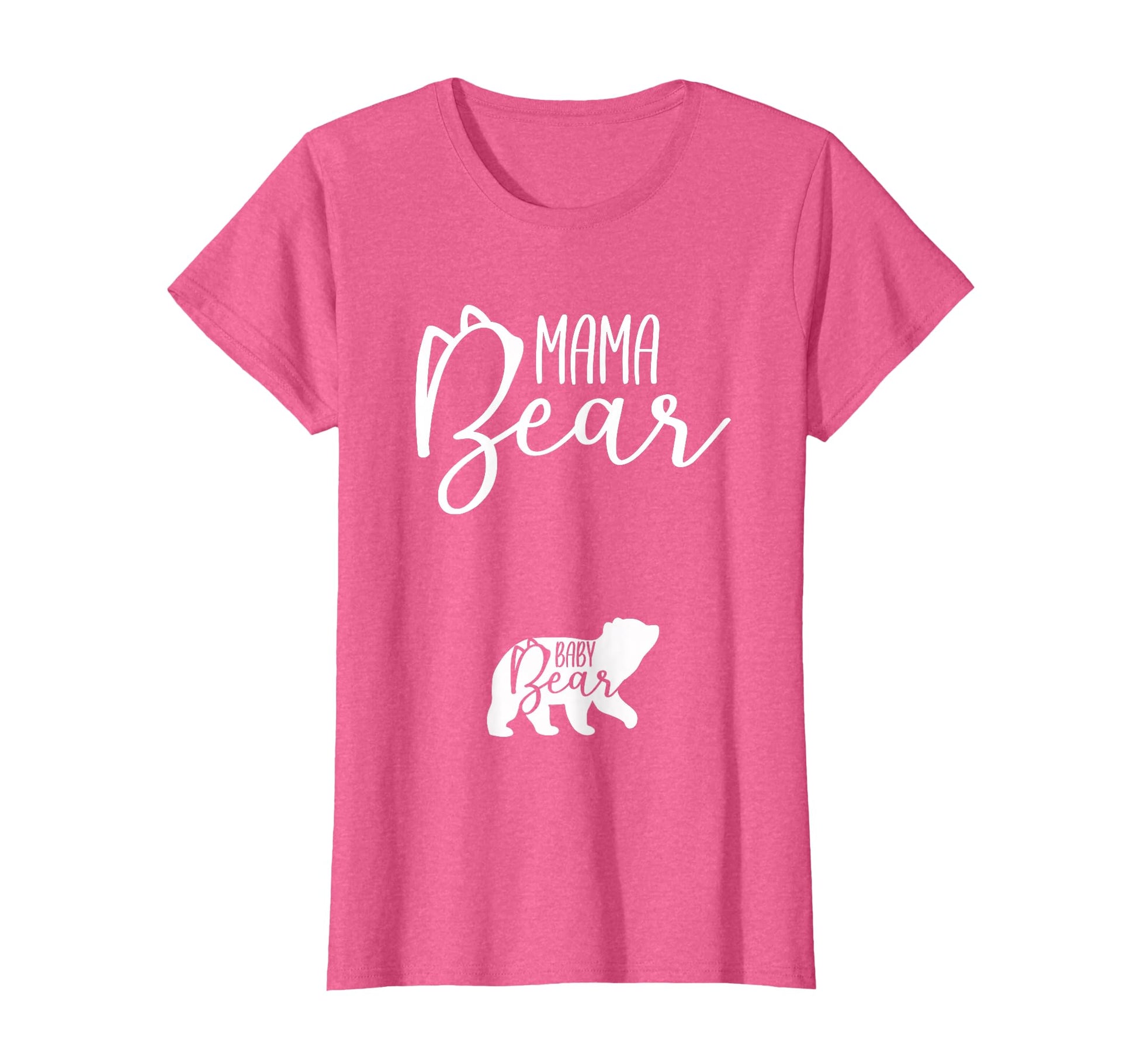 Bear Mama Mommy New Mom Pregnancy T-Shirt - Minimalist Print Unisex - T-Shirt, Sweatshirt, Hoodie