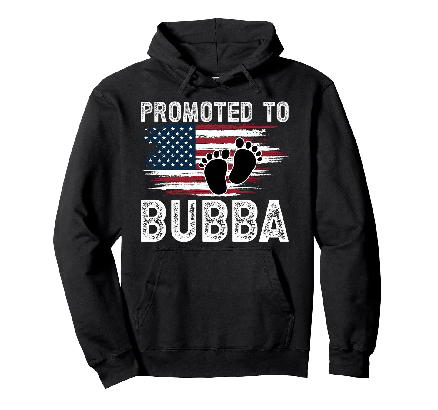 Promoted To Bubba Future Bubba Grandpa Hoodie - Custom Art Print Men Women - T-Shirt, Sweatshirt, Hoodie