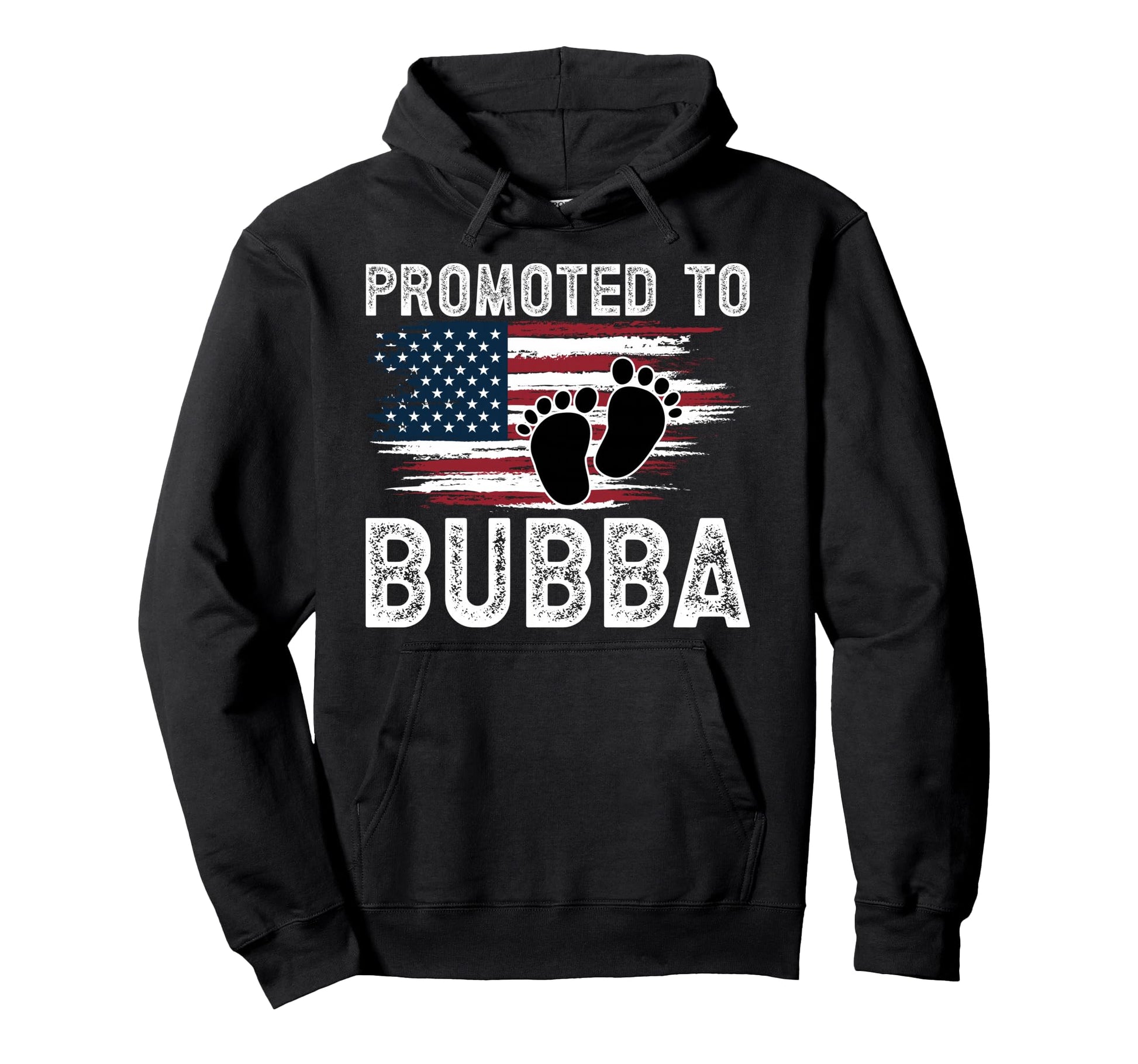 Promoted To Bubba Future Bubba Grandpa Hoodie - Custom Art Print Men Women - T-Shirt, Sweatshirt, Hoodie