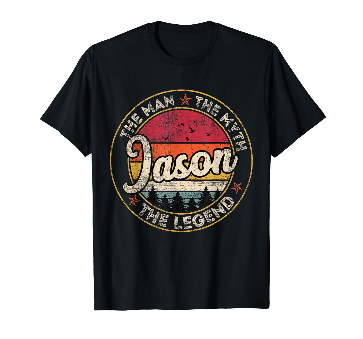 Jason Myth Legend Personalized Name T-Shirt - Aesthetic Graphic Unisex - T-Shirt, Sweatshirt, Hoodie