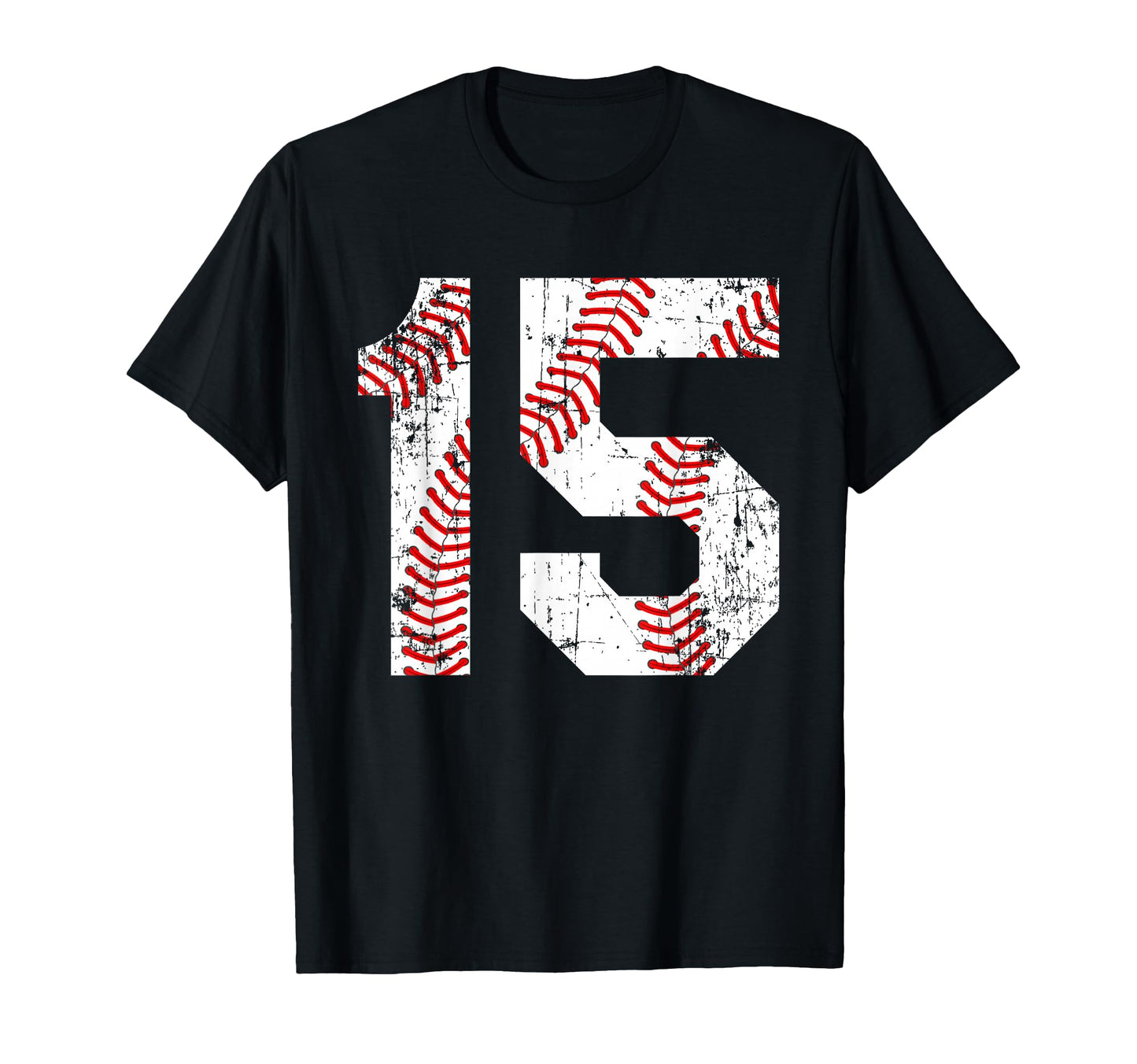 Baseball 15 Jersey Number T-Shirt - Novelty Apparel Unisex - T-Shirt, Sweatshirt, Hoodie