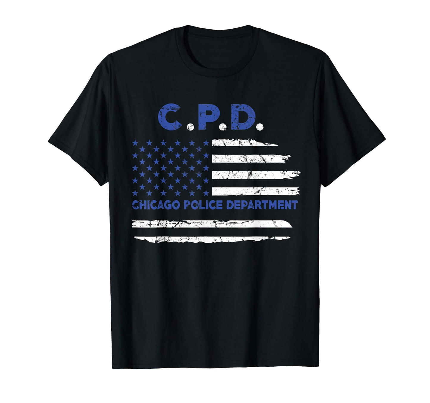 Chicago Police Officer American T-Shirt - Casual Everyday Wear for Adults - T-Shirt, Sweatshirt, Hoodie