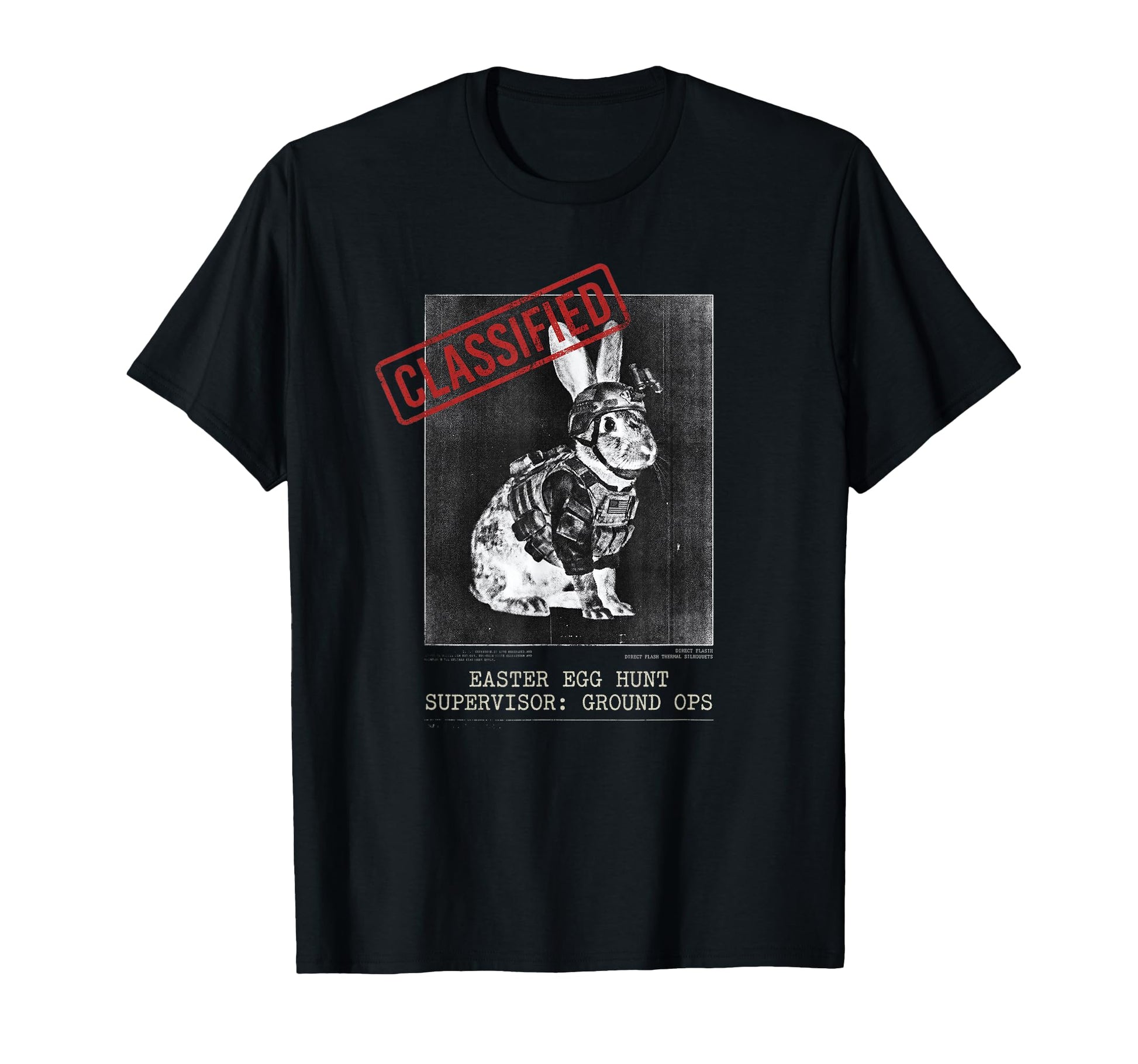 Easter Egg Hunt Supervisor Ground Ops T-Shirt - Minimalist Print Unisex - T-Shirt, Sweatshirt, Hoodie