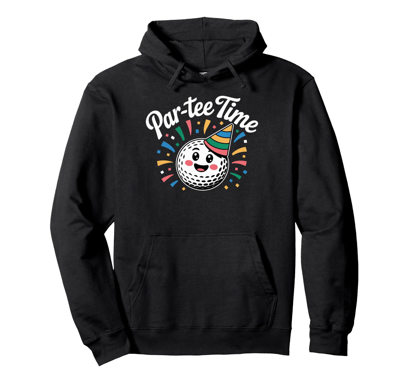 Par Time Dad Golf Golfer Golfing Fun Hoodie - Graphic Print Unisex - T-Shirt, Sweatshirt, Hoodie