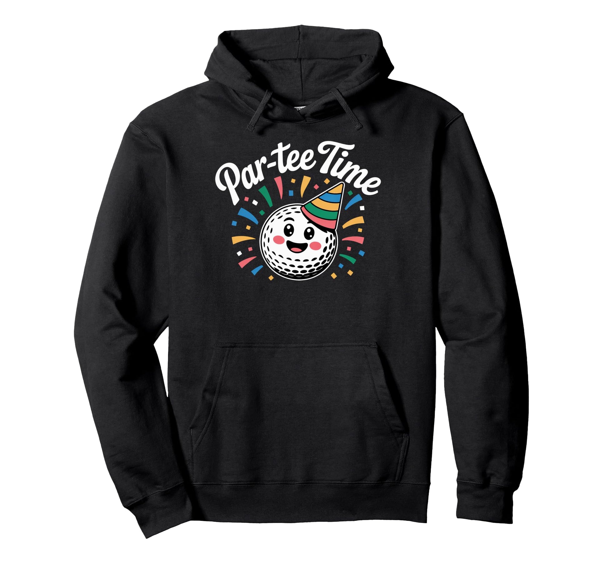 Par Time Dad Golf Golfer Golfing Fun Hoodie - Graphic Print Unisex - T-Shirt, Sweatshirt, Hoodie