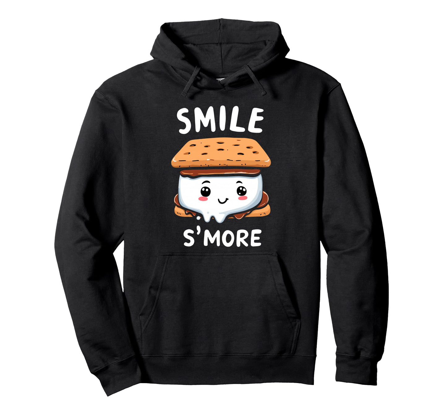 Funny Smore Marshmallow Campfire Hoodie - Aesthetic Graphic for Adults - T-Shirt, Sweatshirt, Hoodie