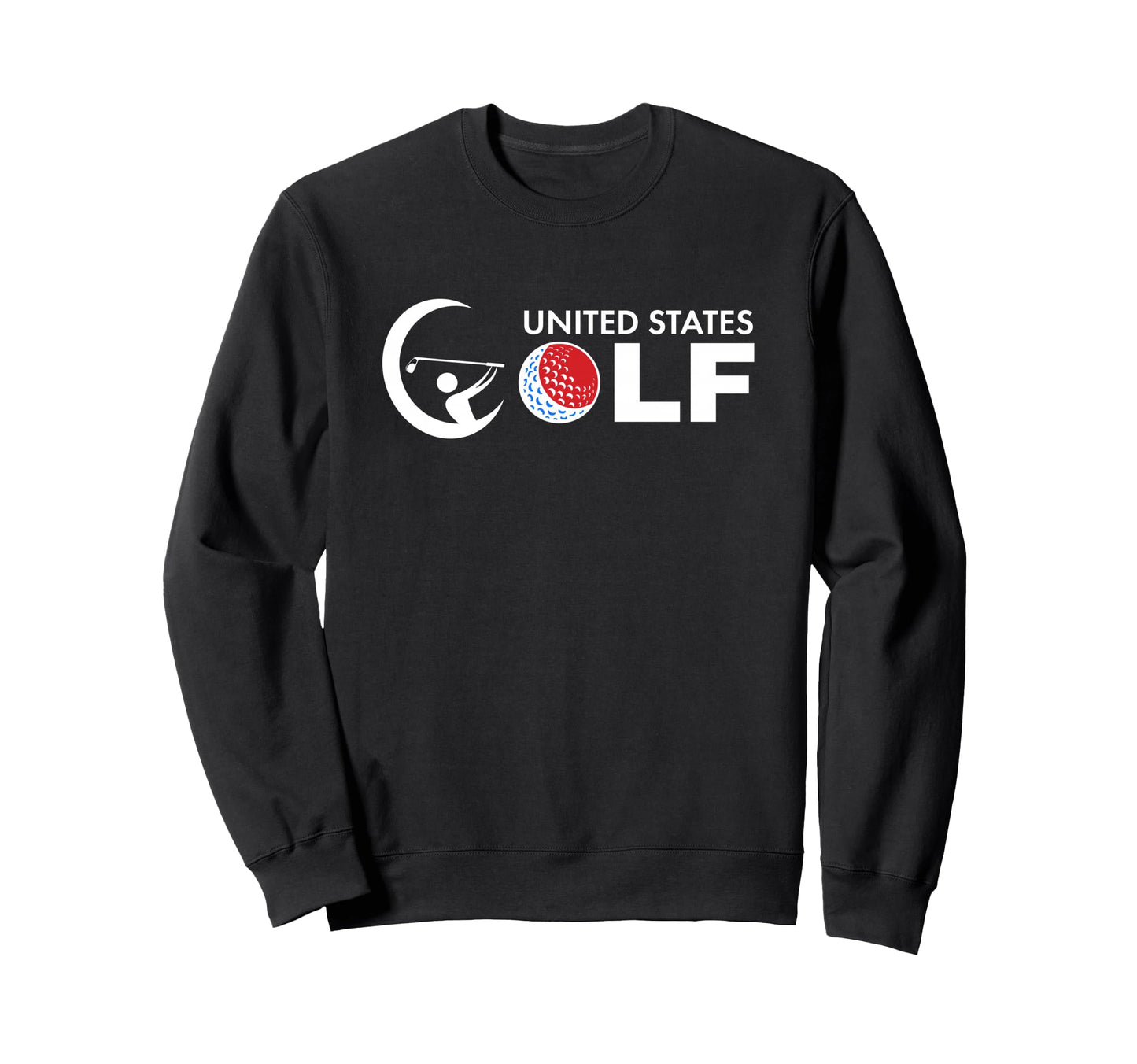 Golf Logo Flag United States Golfer Sweatshirt - Unique Graphic Men Women - T-Shirt, Sweatshirt, Hoodie