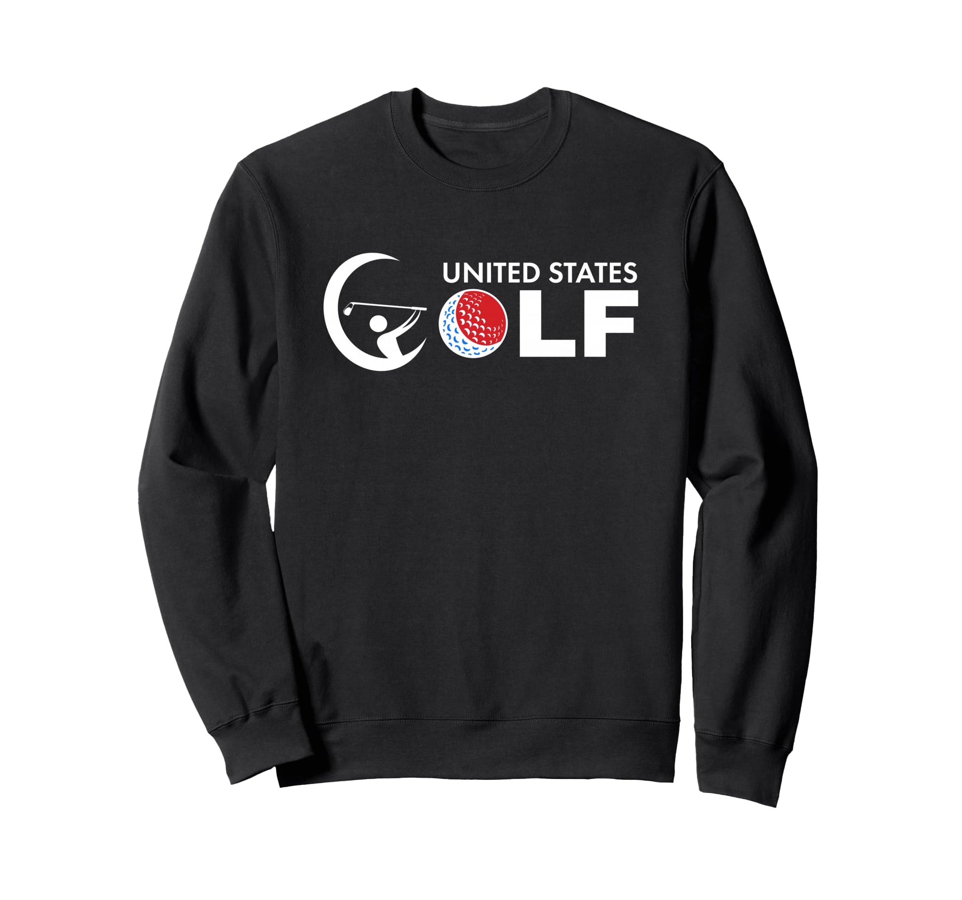 Golf Logo Flag United States Golfer Sweatshirt - Unique Graphic Men Women - T-Shirt, Sweatshirt, Hoodie