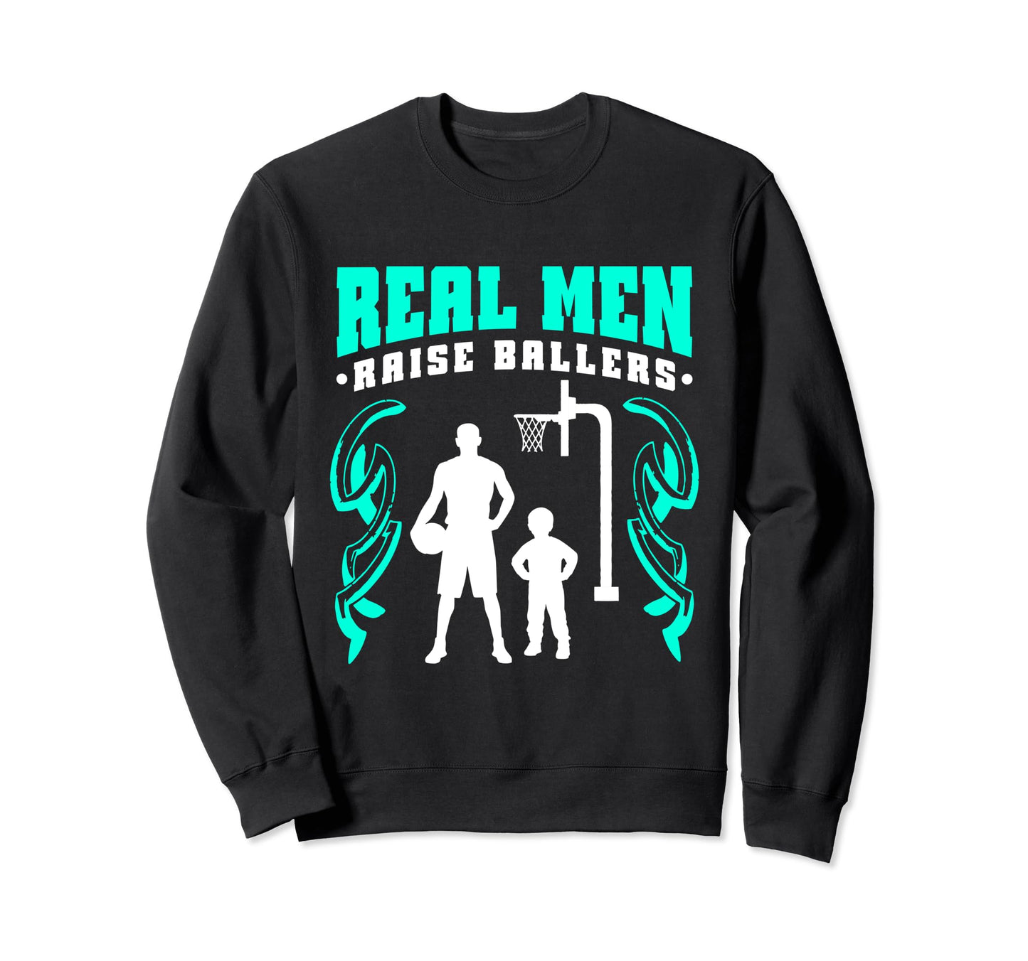Dad Basketball Dad Daddy Sweatshirt - Novelty Apparel Unisex - T-Shirt, Sweatshirt, Hoodie