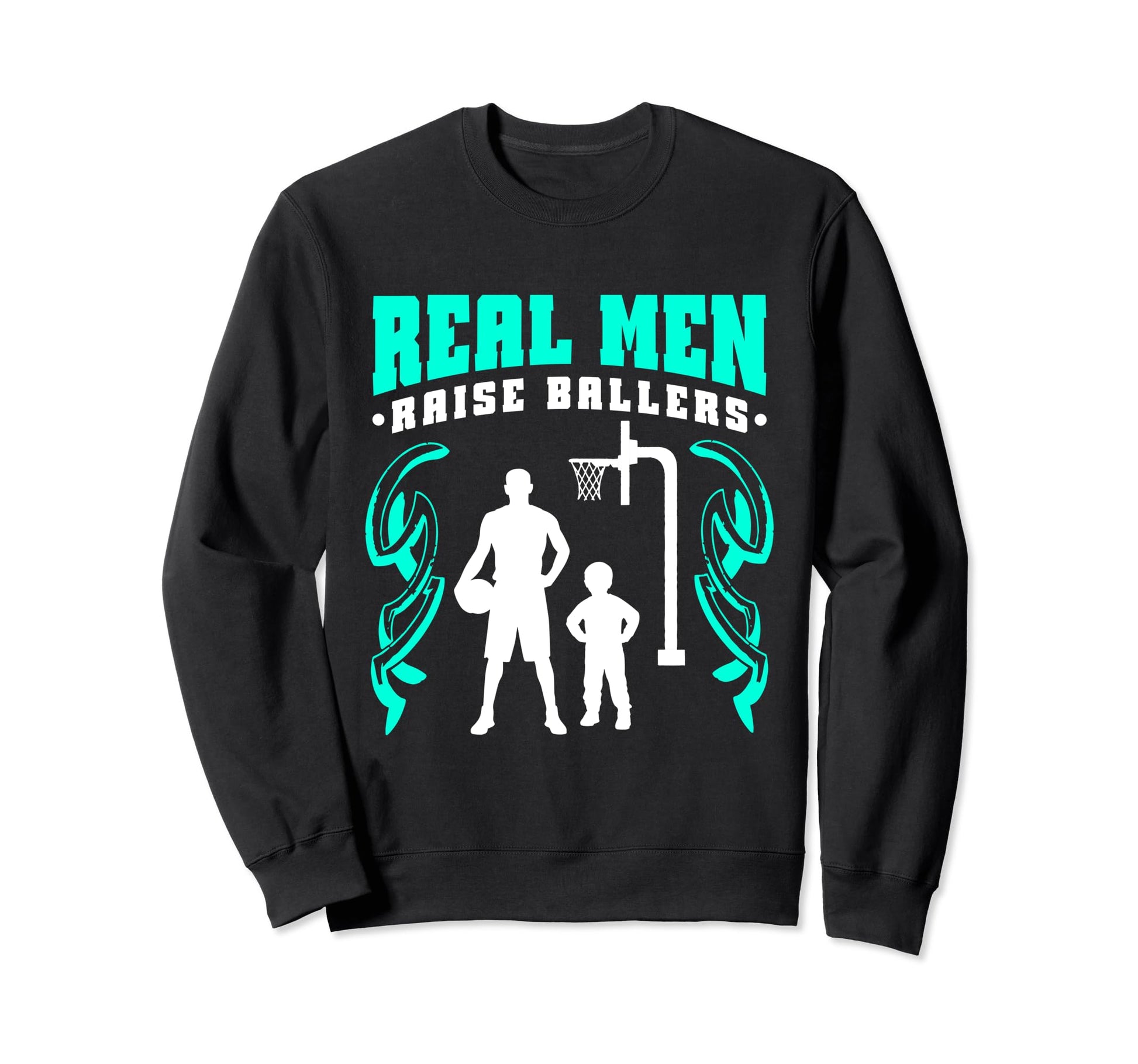 Dad Basketball Dad Daddy Sweatshirt - Novelty Apparel Unisex - T-Shirt, Sweatshirt, Hoodie