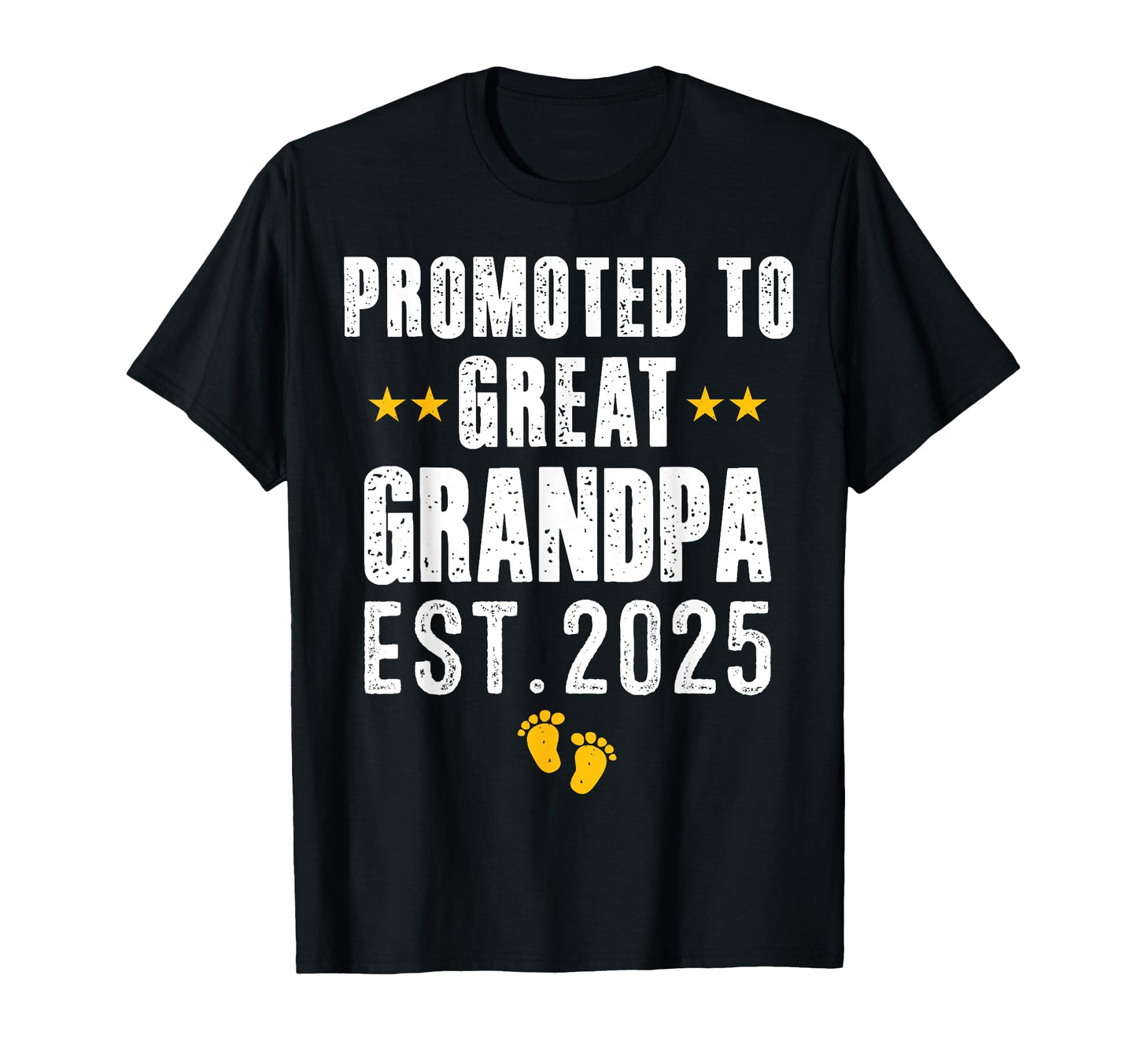 Promoted To Great Grandpa Est 2025 T-Shirt - Graphic Print Men Women - T-Shirt, Sweatshirt, Hoodie