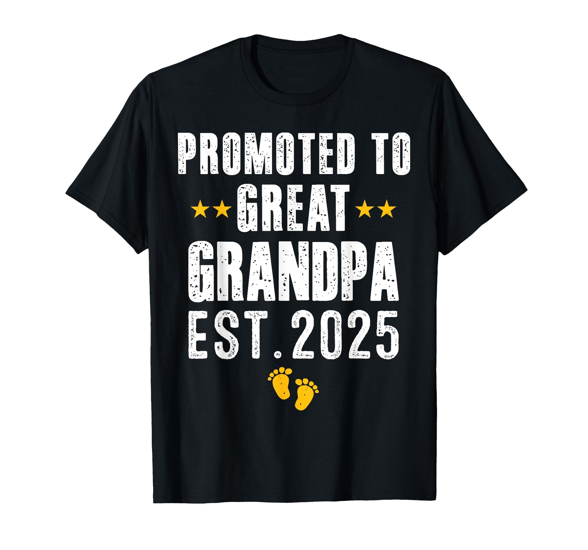 Promoted To Great Grandpa Est 2025 T-Shirt - Graphic Print Men Women - T-Shirt, Sweatshirt, Hoodie