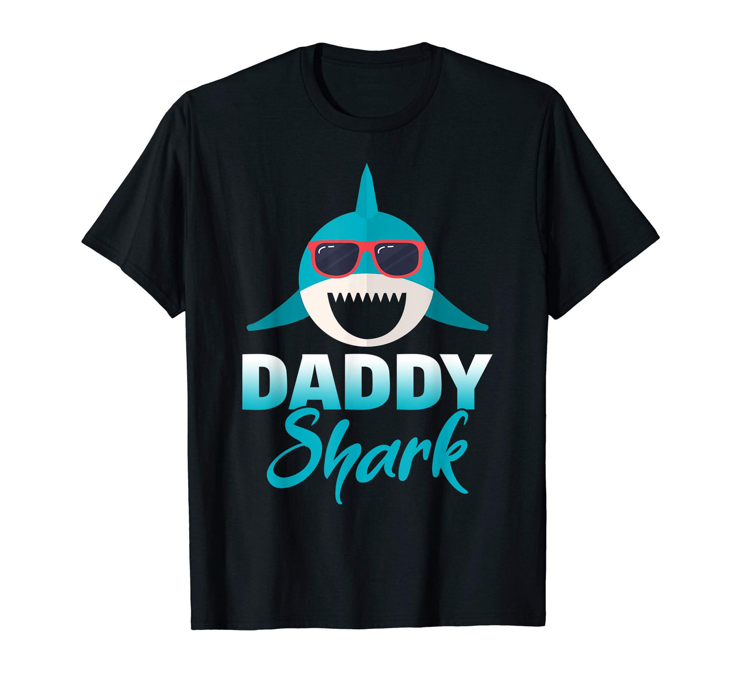 Mens Daddy Shark Wearing T-Shirt - Casual Everyday Wear for Adults - T-Shirt, Sweatshirt, Hoodie