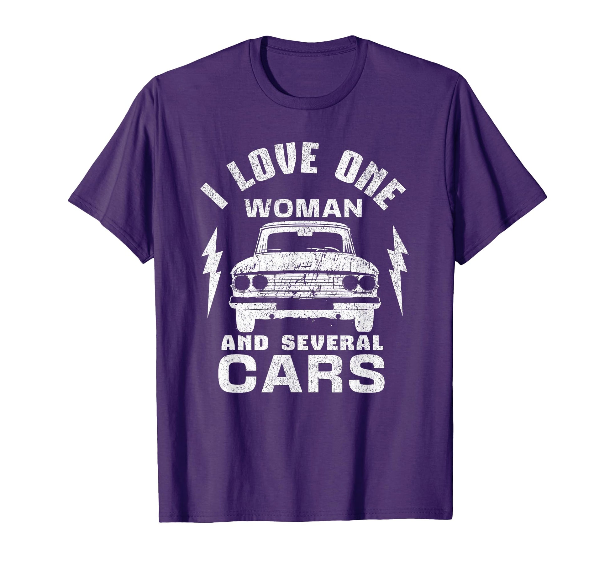 I Love One And Several Cars Funny T-Shirt - Streetwear Style Men Women - T-Shirt, Sweatshirt, Hoodie