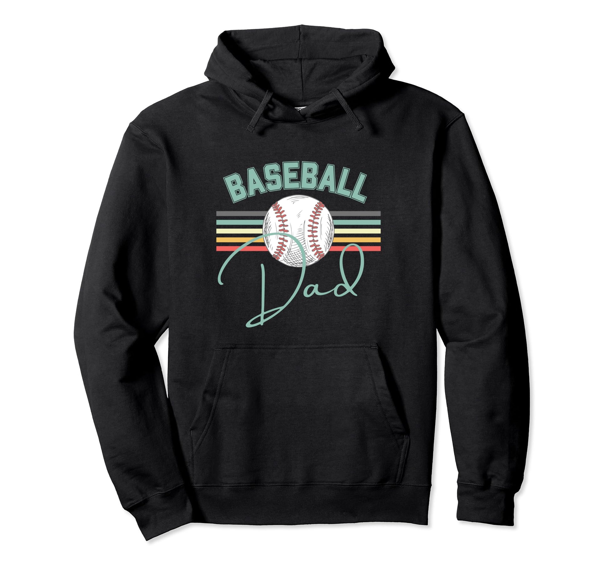 Baseball Dad Fun Hoodie - Streetwear Style Unisex - T-Shirt, Sweatshirt, Hoodie