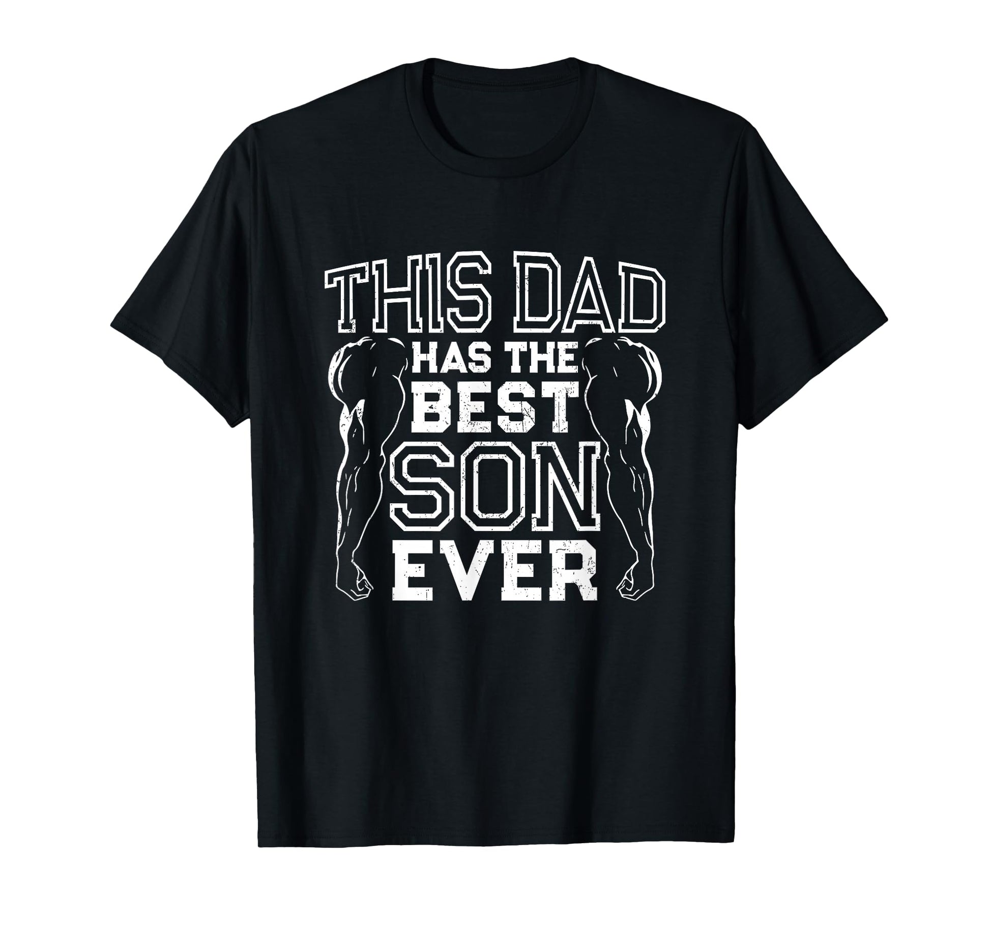 Mens This Dad Has Best Son Ever Funny T-Shirt - Unique Graphic Men Women - T-Shirt, Sweatshirt, Hoodie