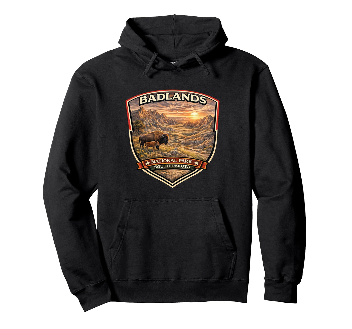 Badlands National Park South Dakota Hoodie - Trendy Graphic Men Women - T-Shirt, Sweatshirt, Hoodie