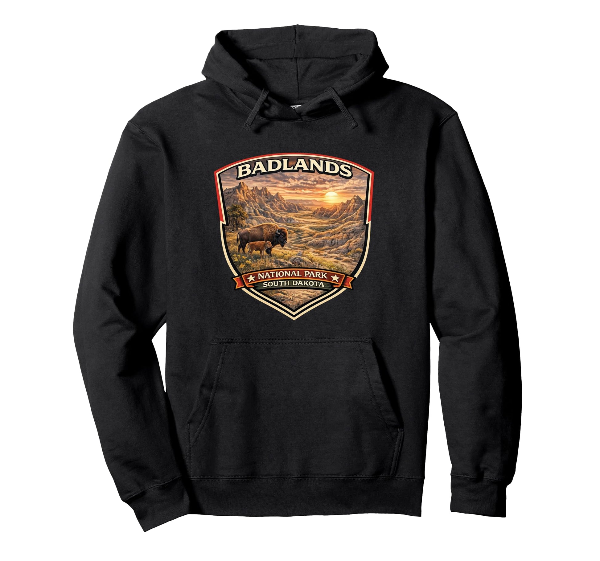 Badlands National Park South Dakota Hoodie - Trendy Graphic Men Women - T-Shirt, Sweatshirt, Hoodie