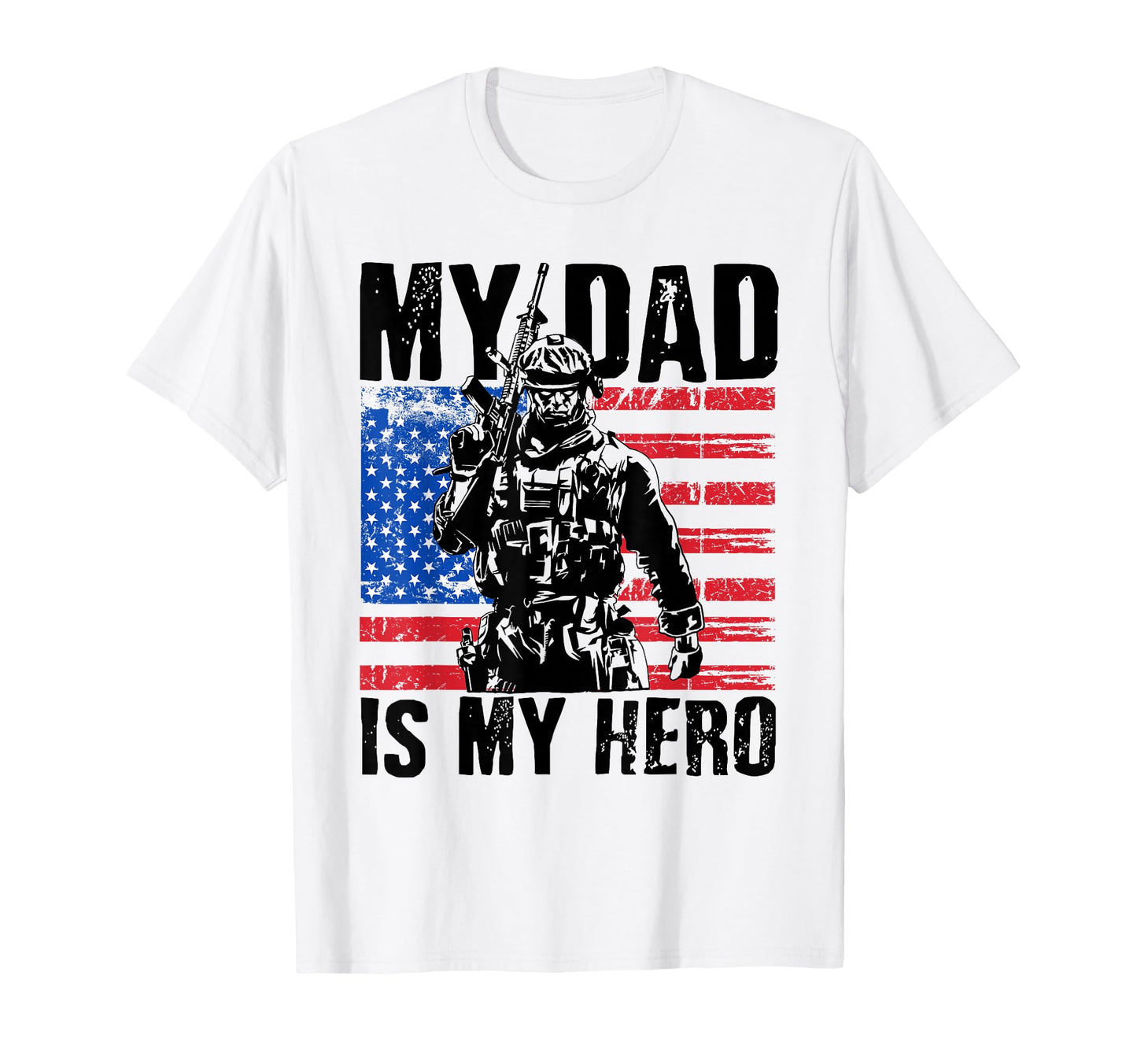 Army Dad Usa Flag Fathers Day 4Th July T-Shirt - Streetwear Style Unisex - T-Shirt, Sweatshirt, Hoodie