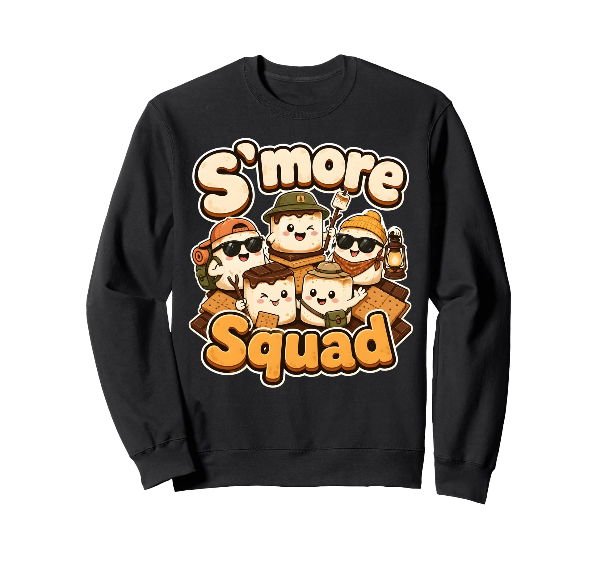 Smore Squad Marshmallow Sweatshirt - Casual Everyday Wear for Adults - T-Shirt, Sweatshirt, Hoodie