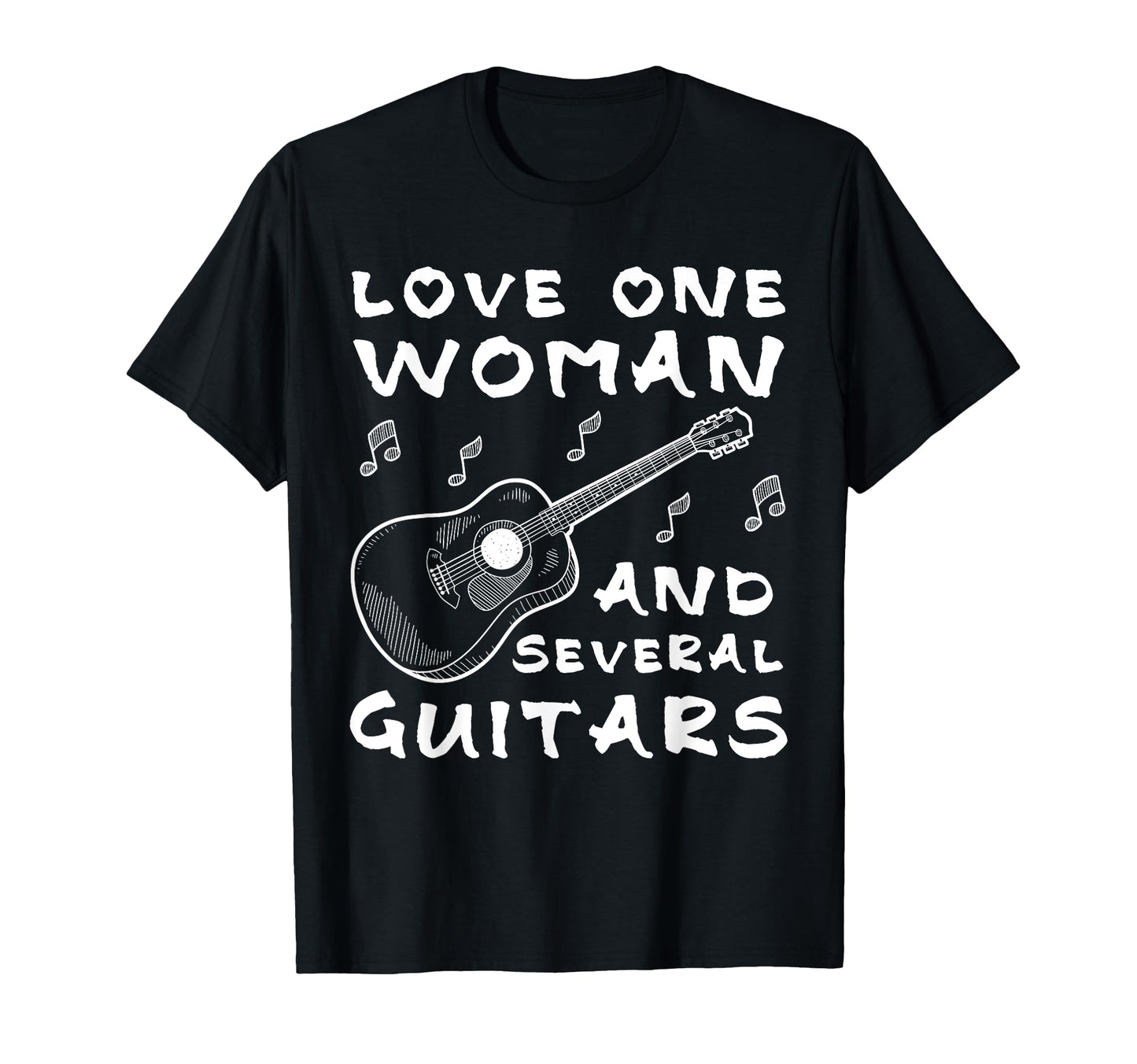 Funny Guitar Lovers Guitarist T-Shirt - Minimalist Print Men Women - T-Shirt, Sweatshirt, Hoodie